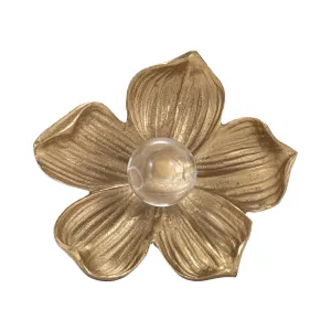 7" Rommie Gold Flower