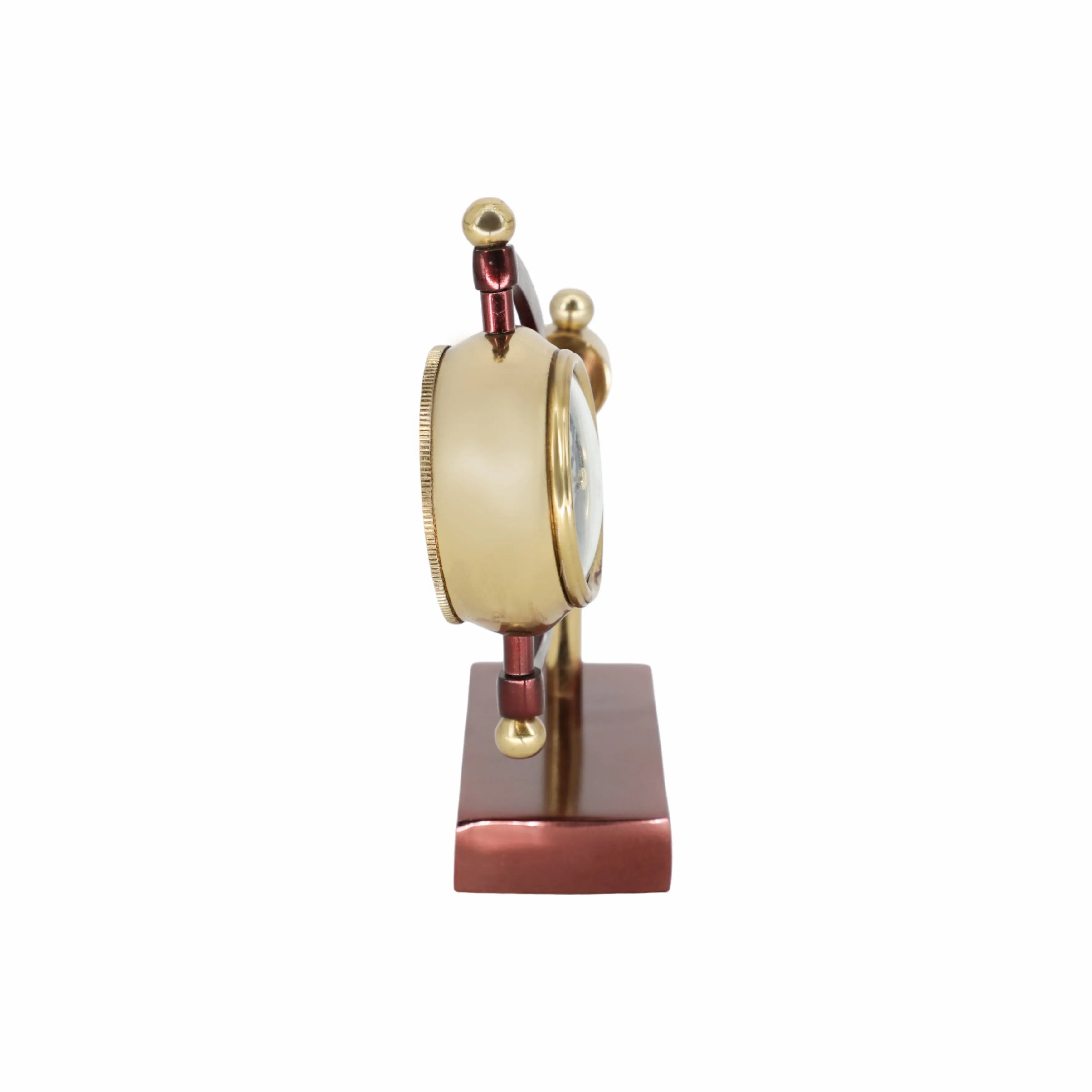 7" Tia Gold Desk Clock
