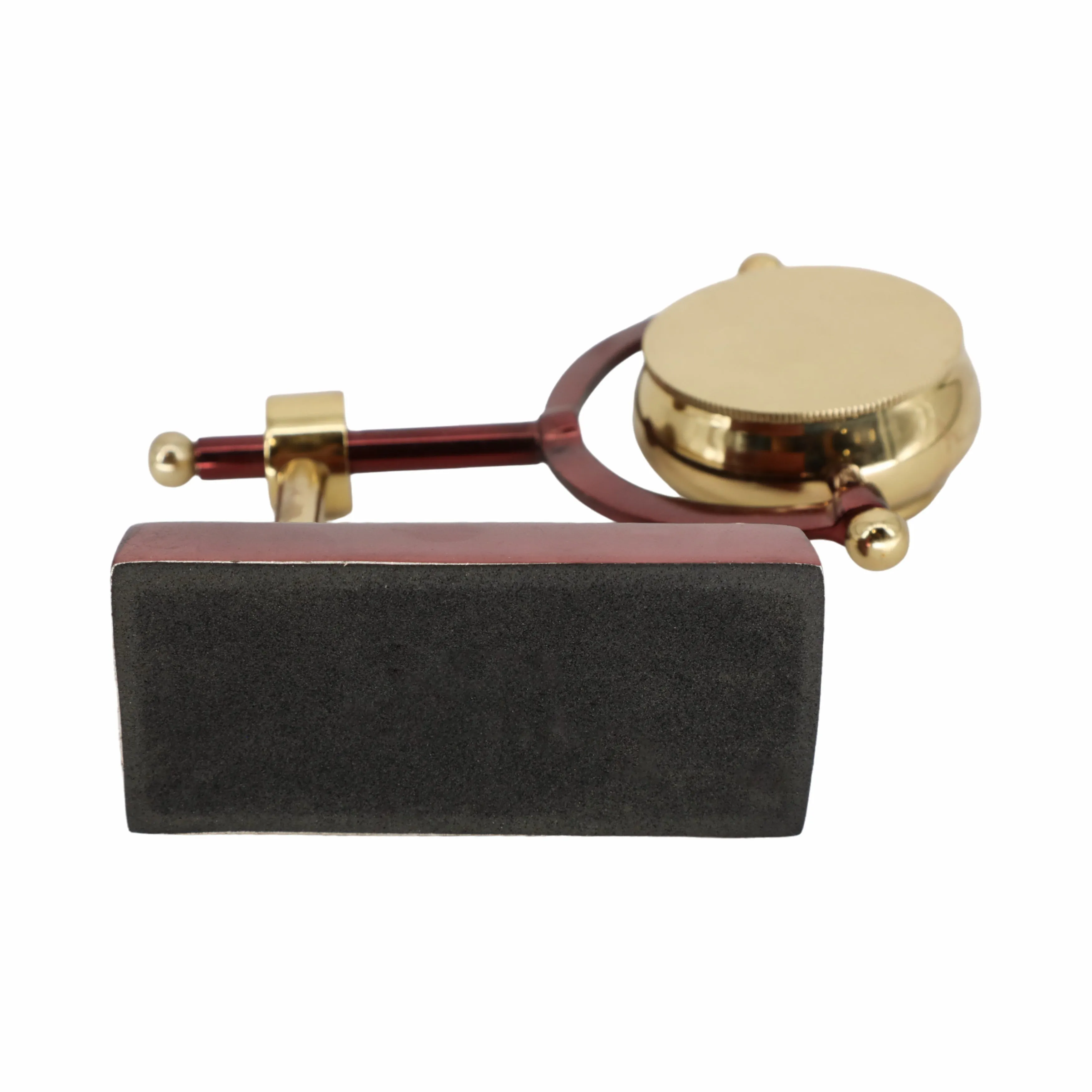 7" Tia Gold Desk Clock