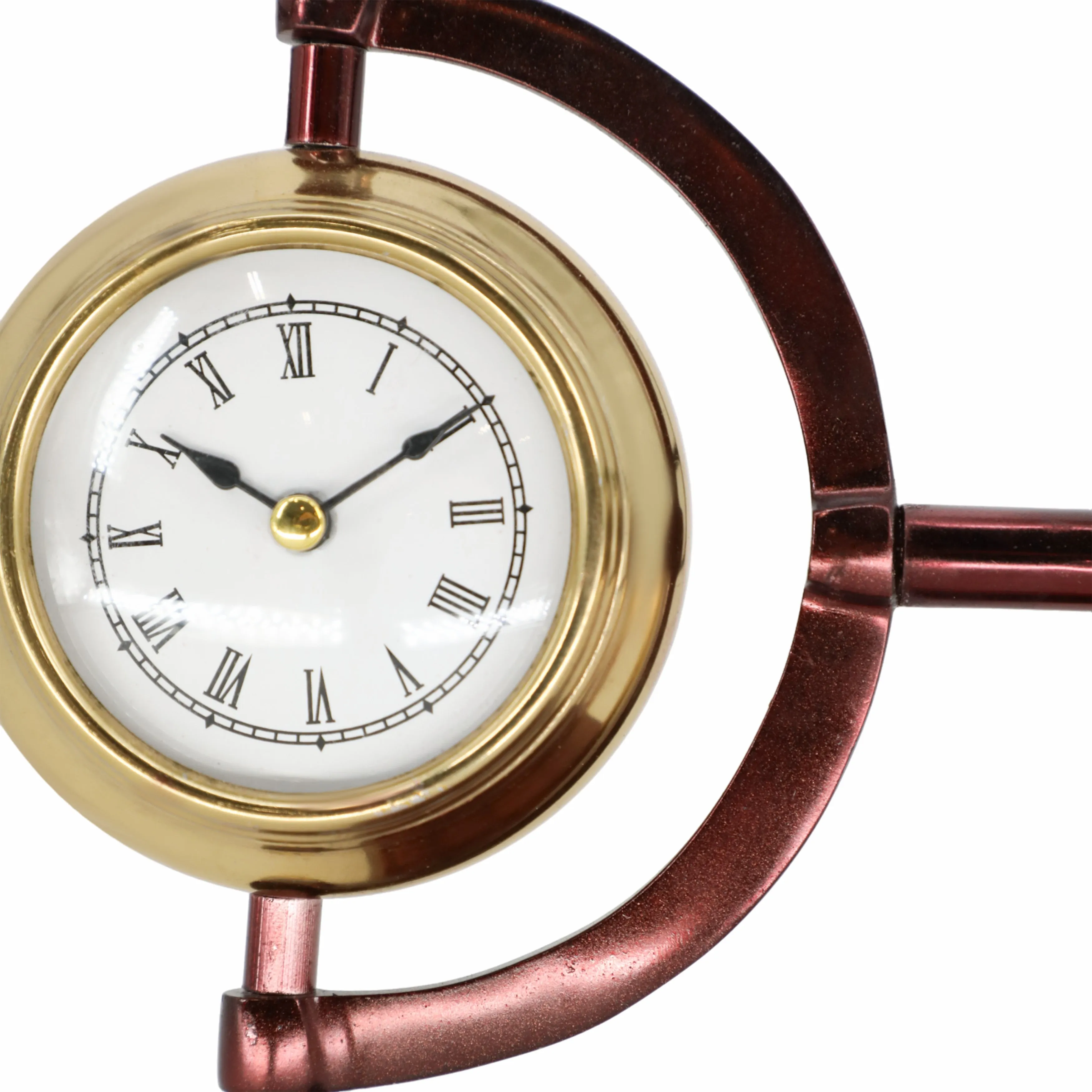 7" Tia Gold Desk Clock