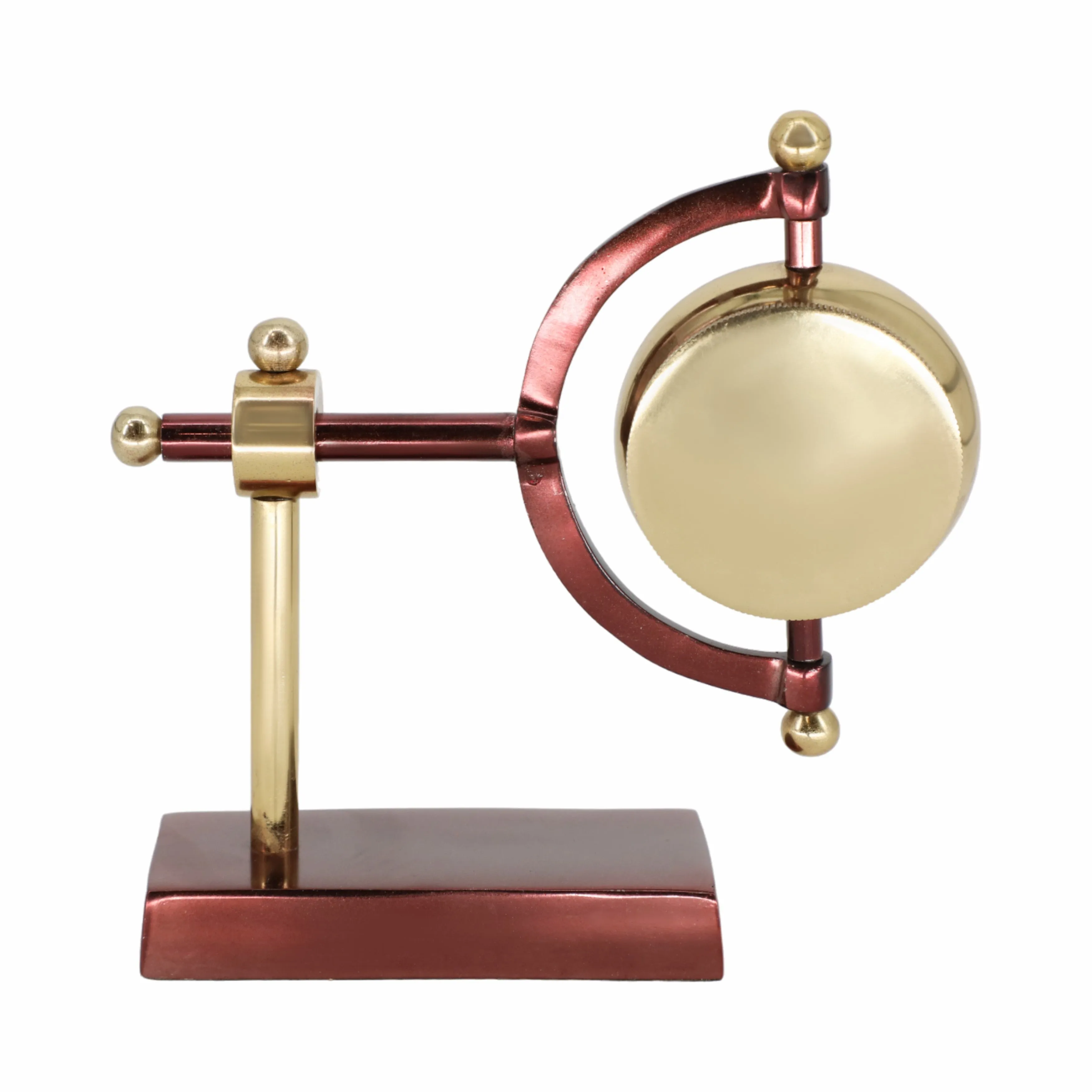 7" Tia Gold Desk Clock