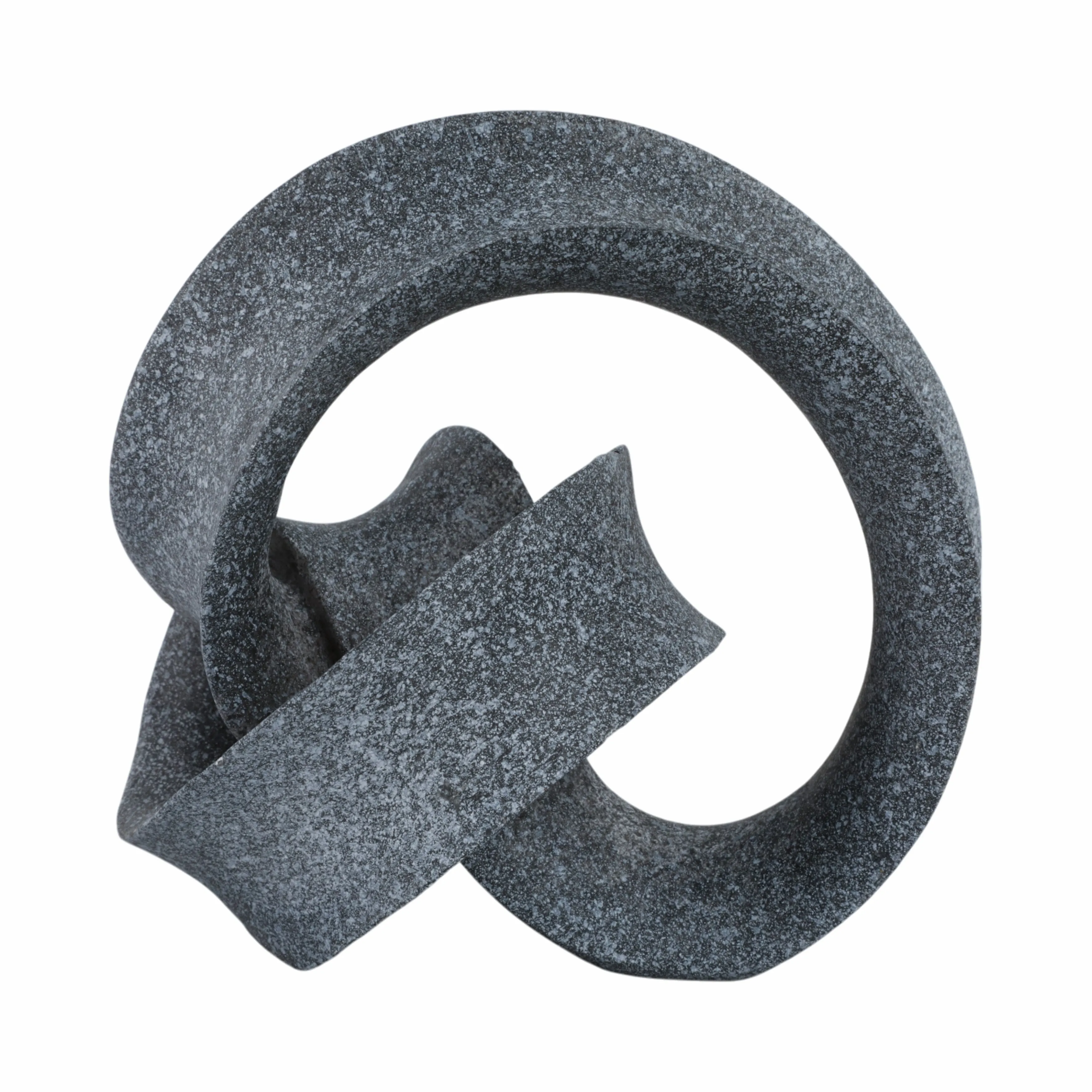 8" Menen Small Black Loop Statuary