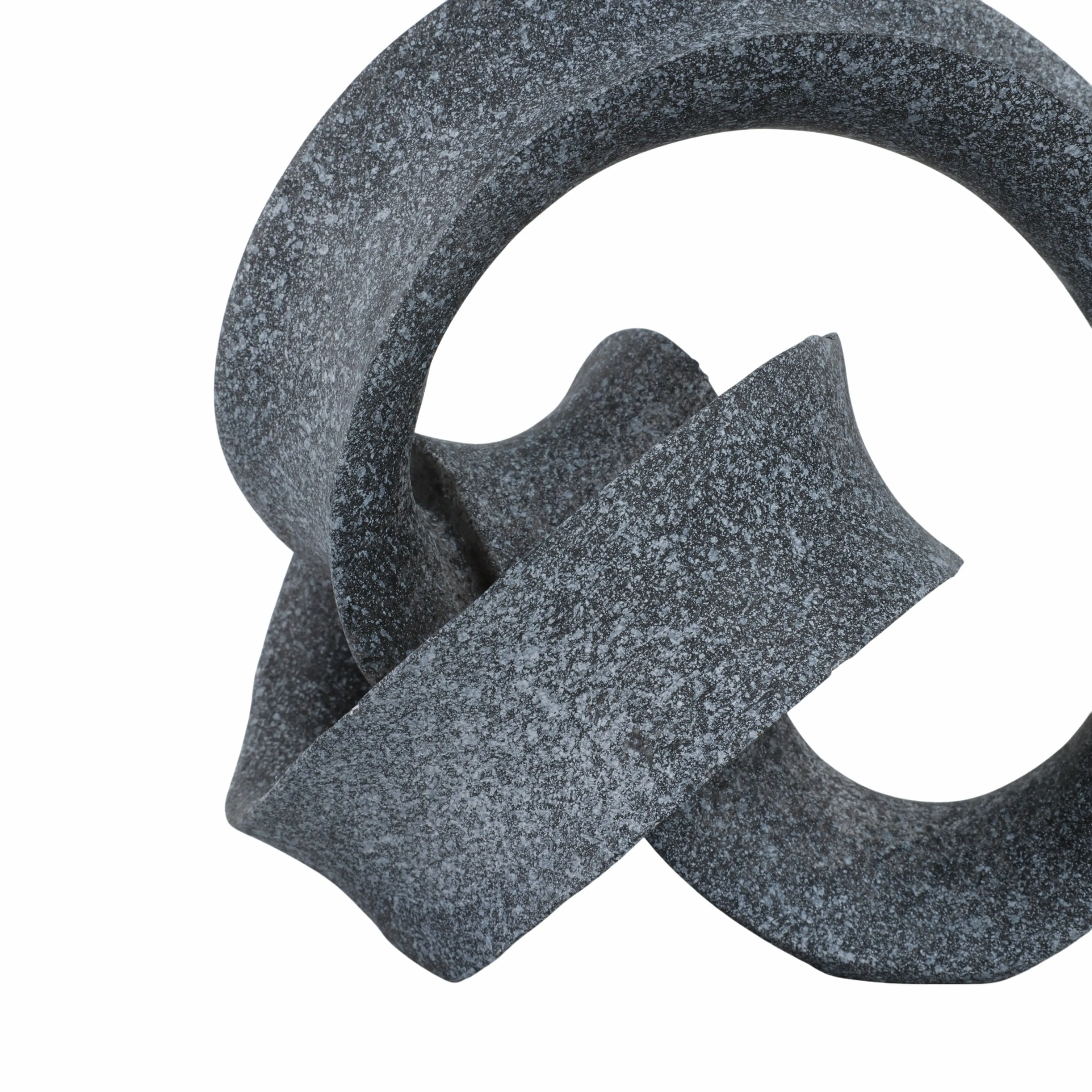 8" Menen Small Black Loop Statuary