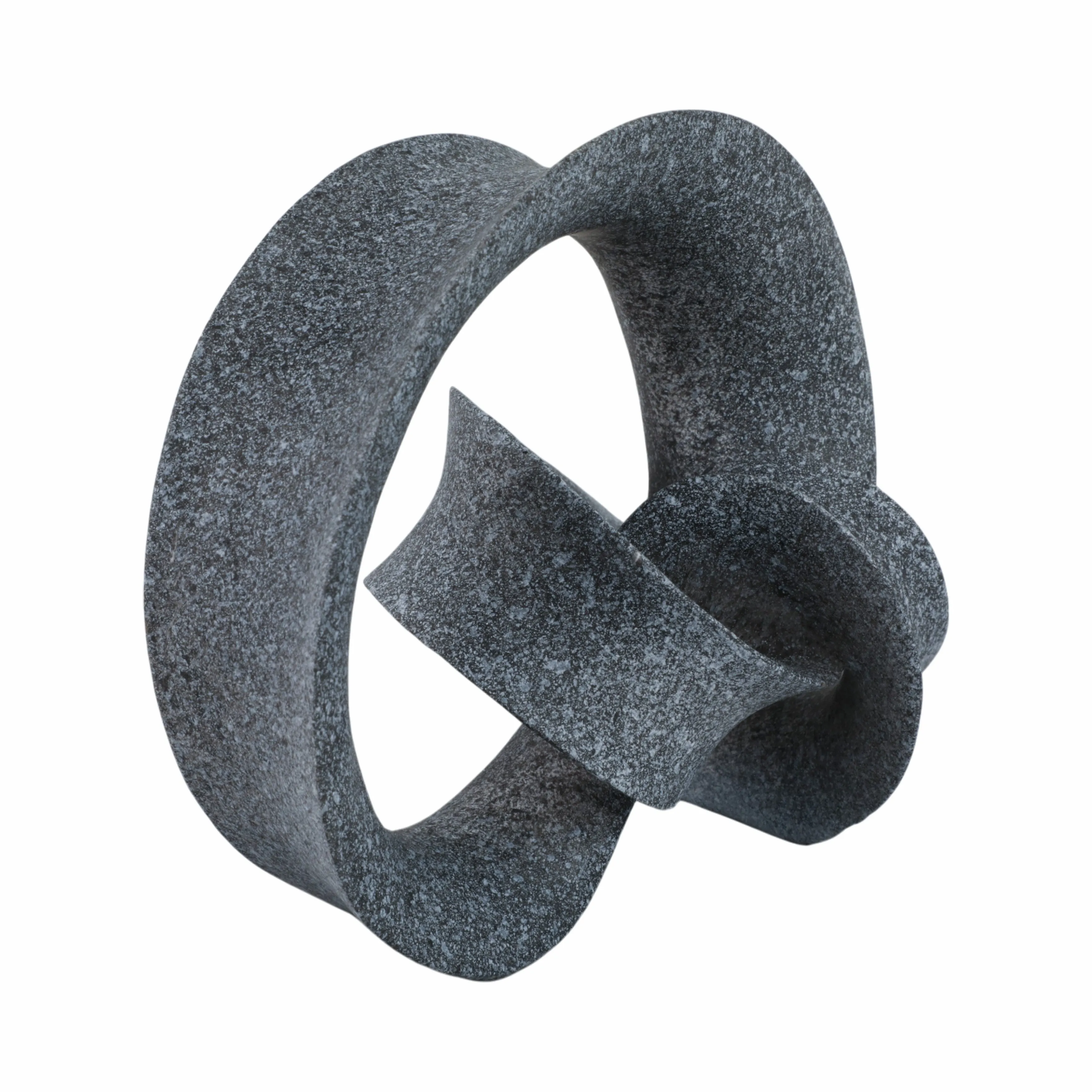 8" Menen Small Black Loop Statuary