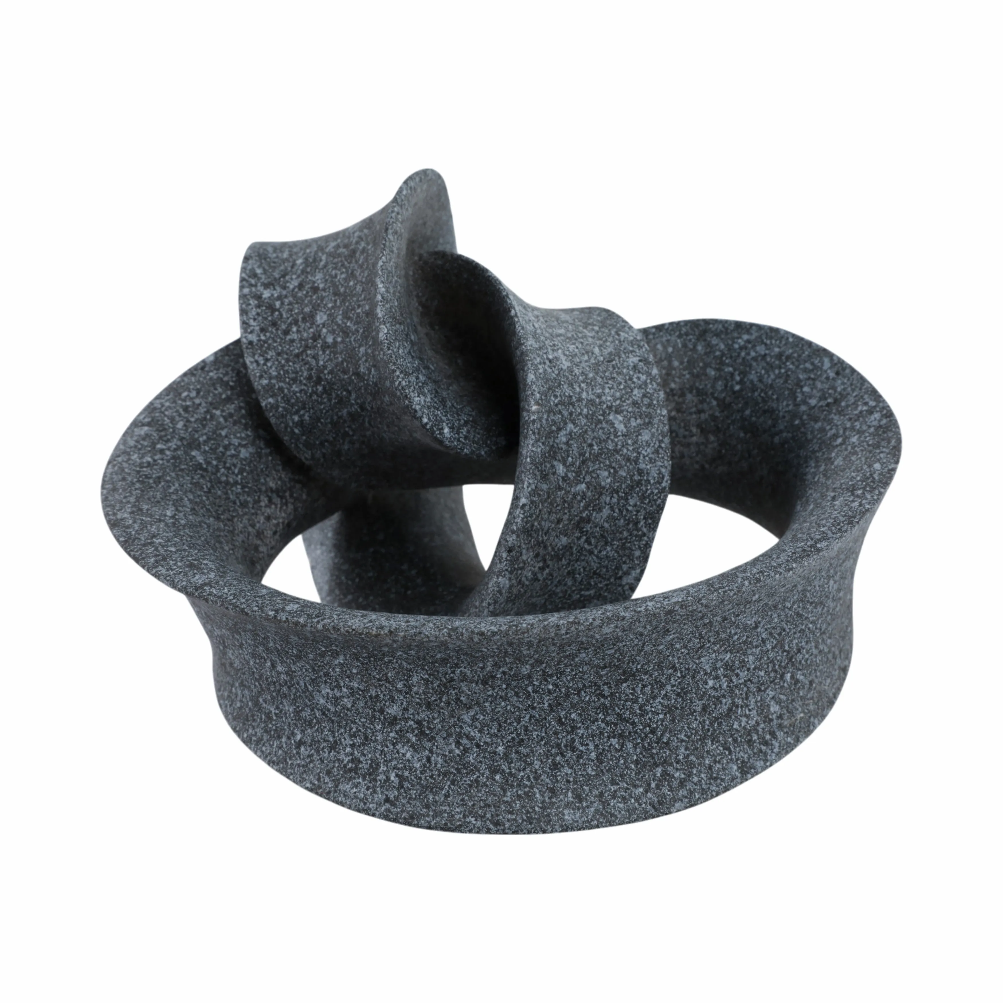 8" Menen Small Black Loop Statuary