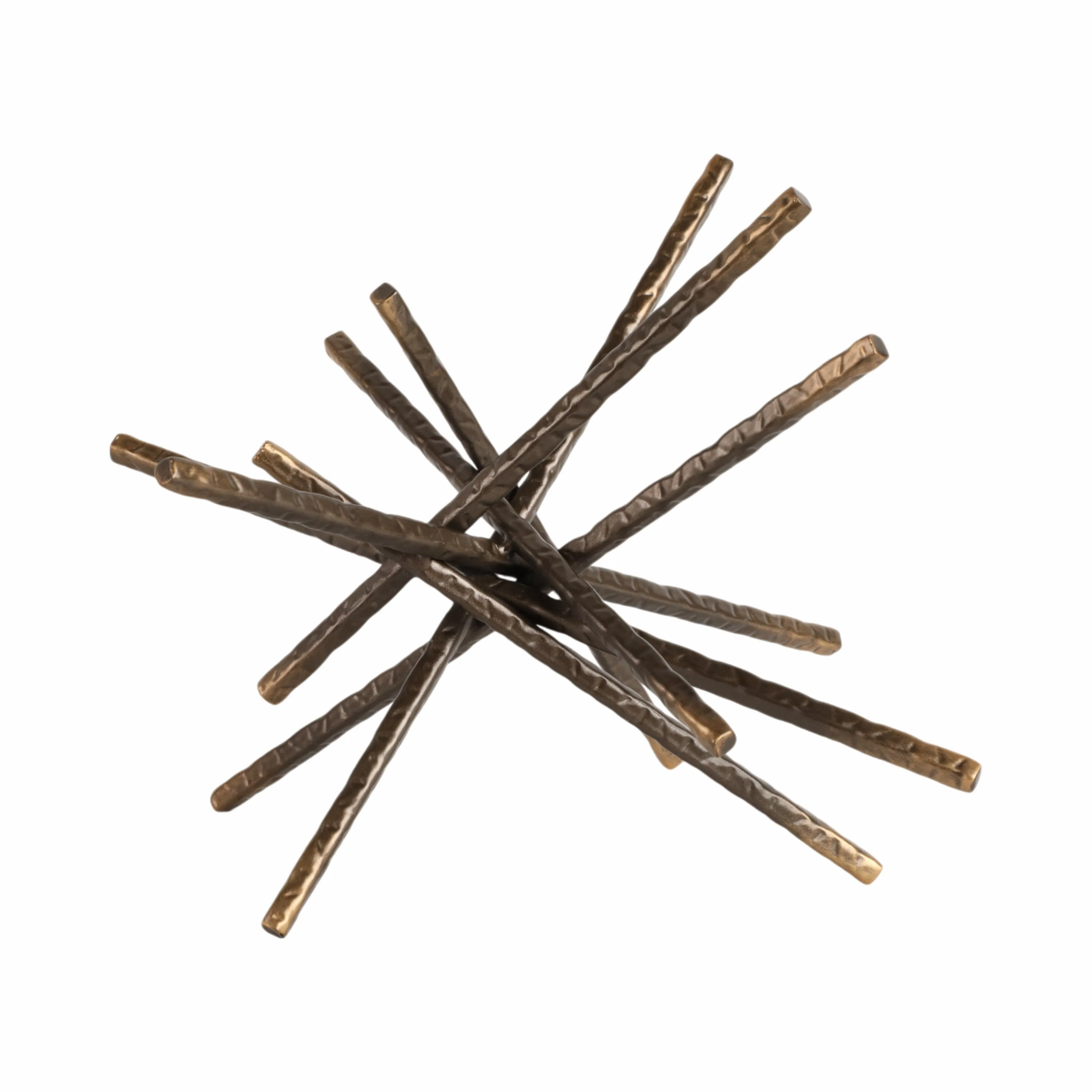 9" Abstract Bar Object, Black