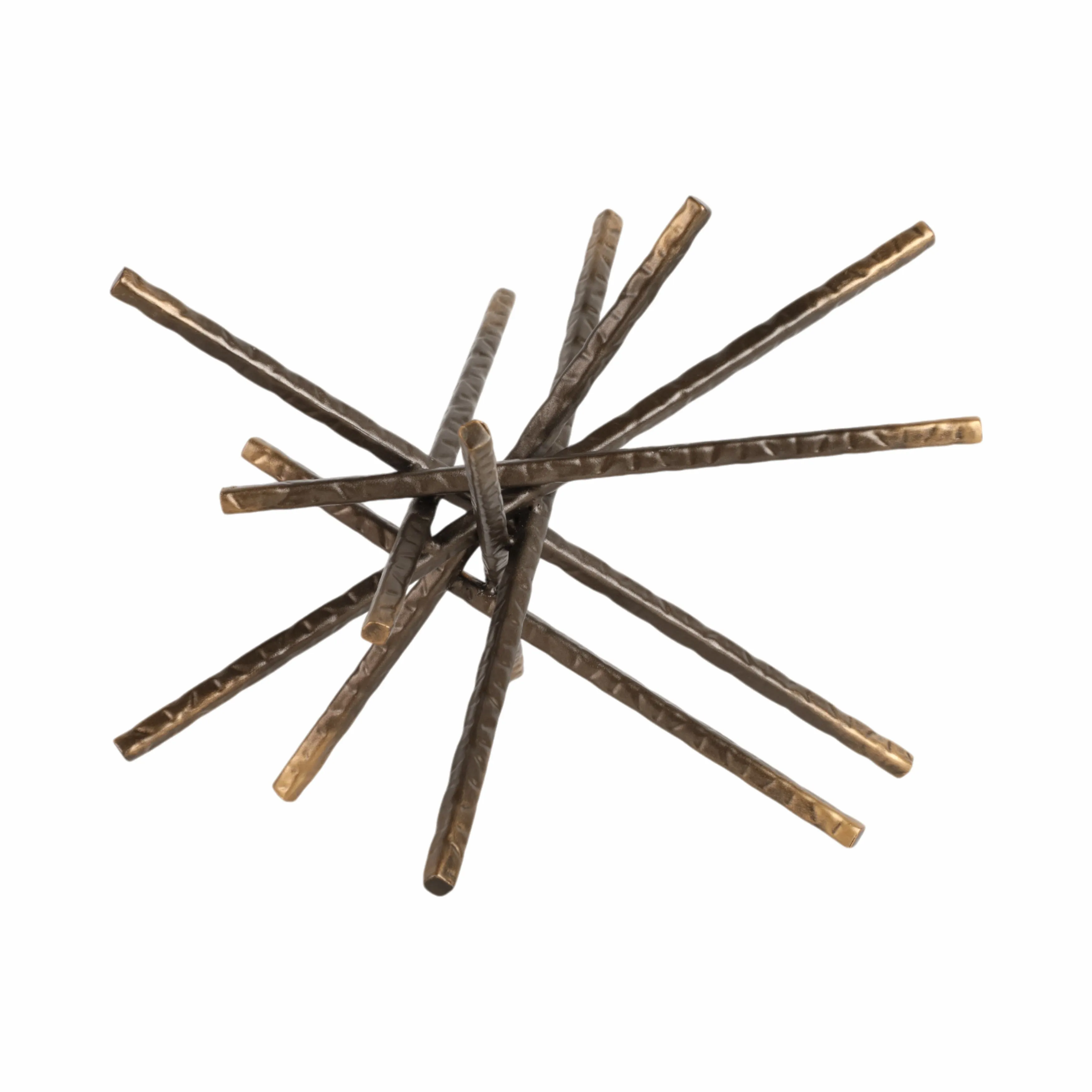 9" Abstract Bar Object, Black