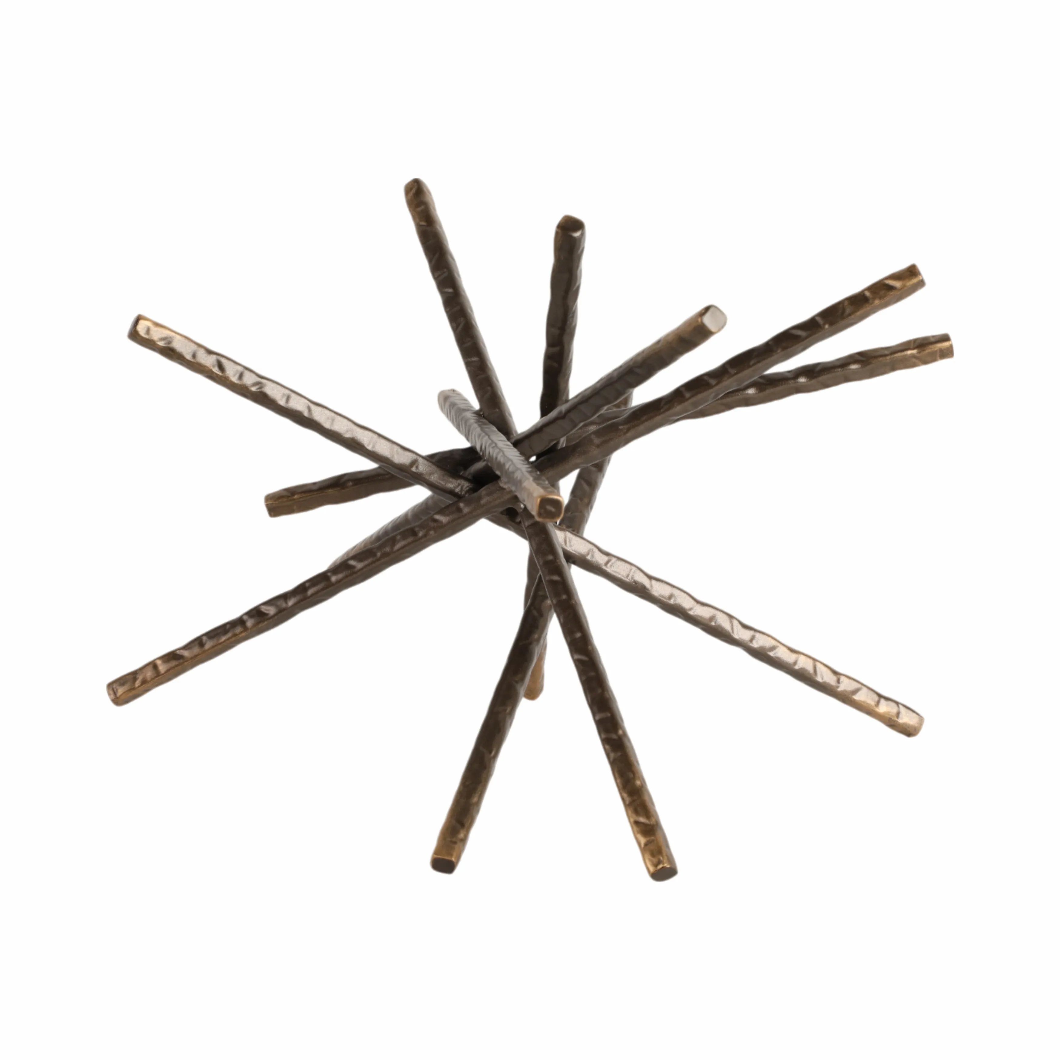 9" Abstract Bar Object, Black