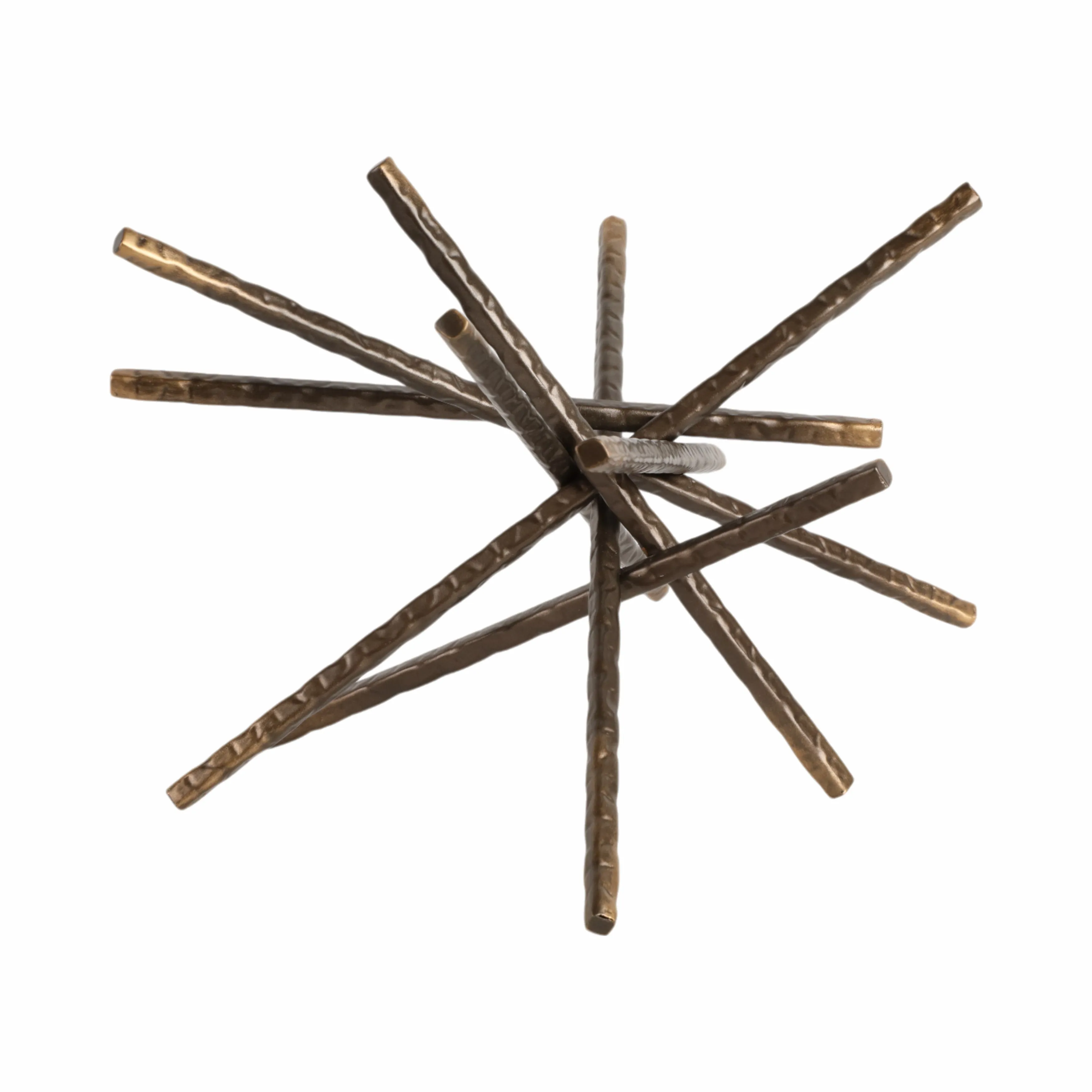 9" Abstract Bar Object, Black