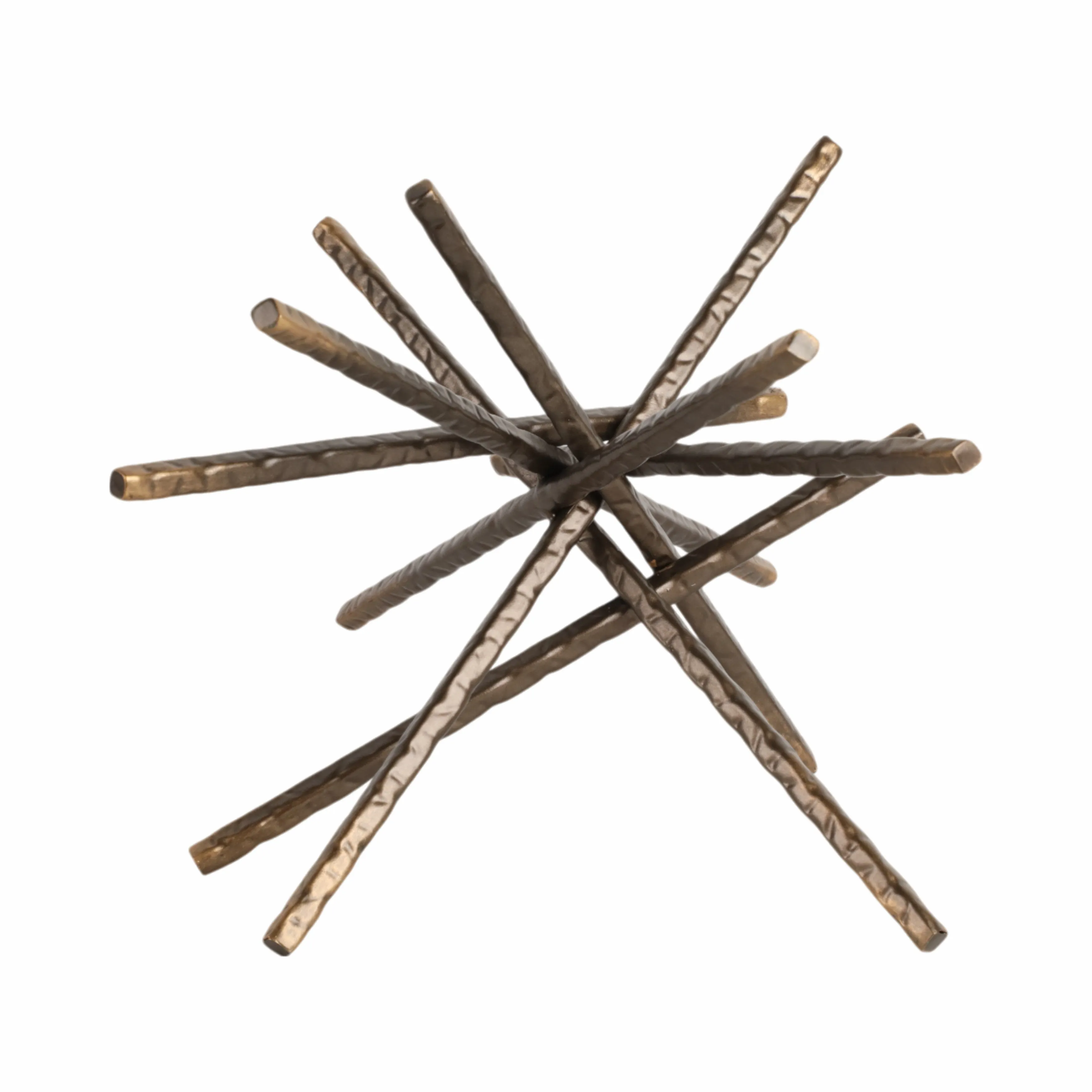 9" Abstract Bar Object, Black
