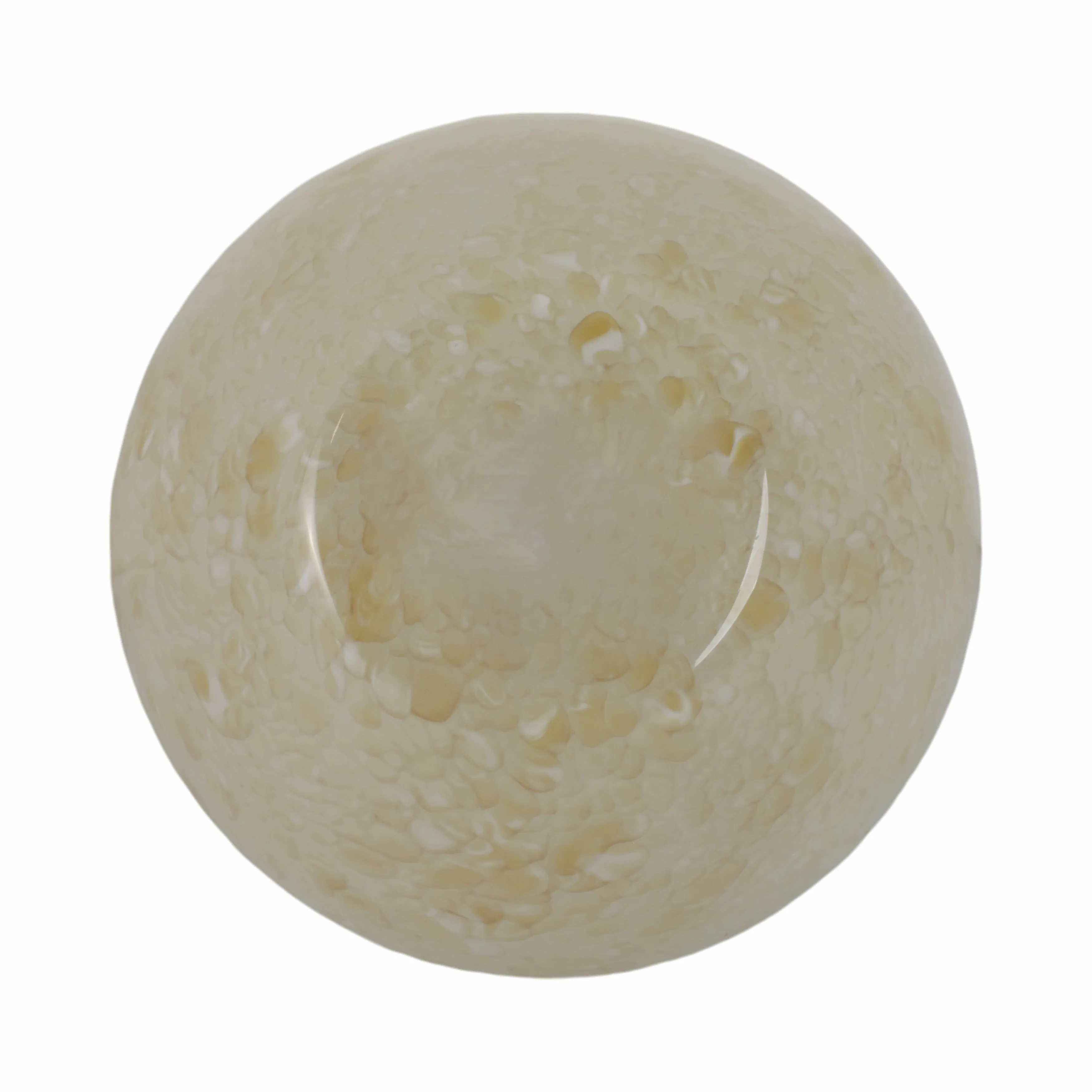 9" Durban Cream Glass Bowl