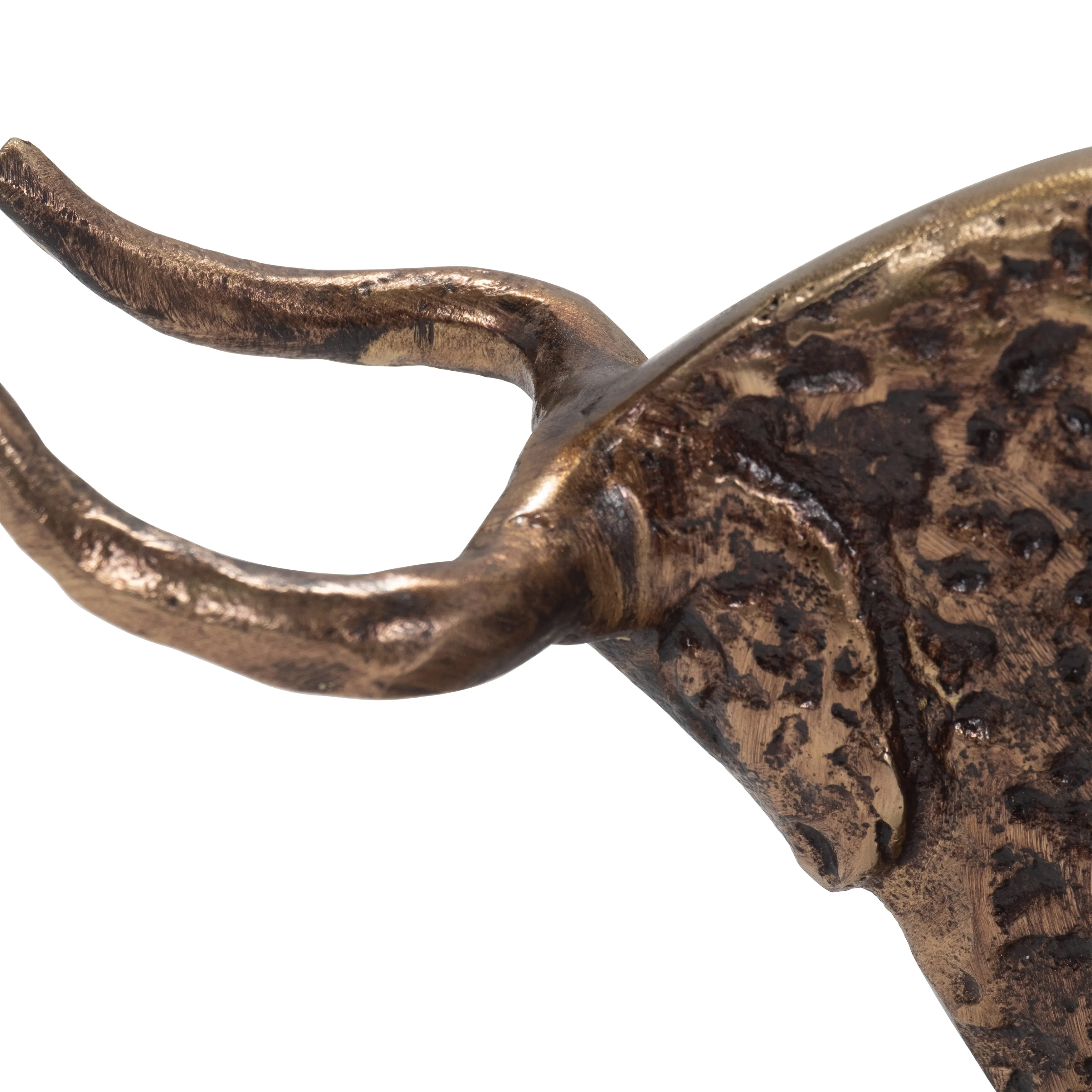 9" Molaii Bronze Bull