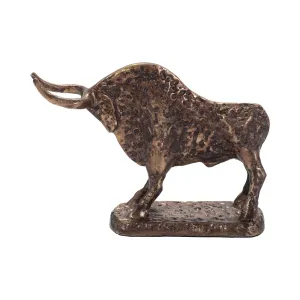 9" Molaii Bronze Bull