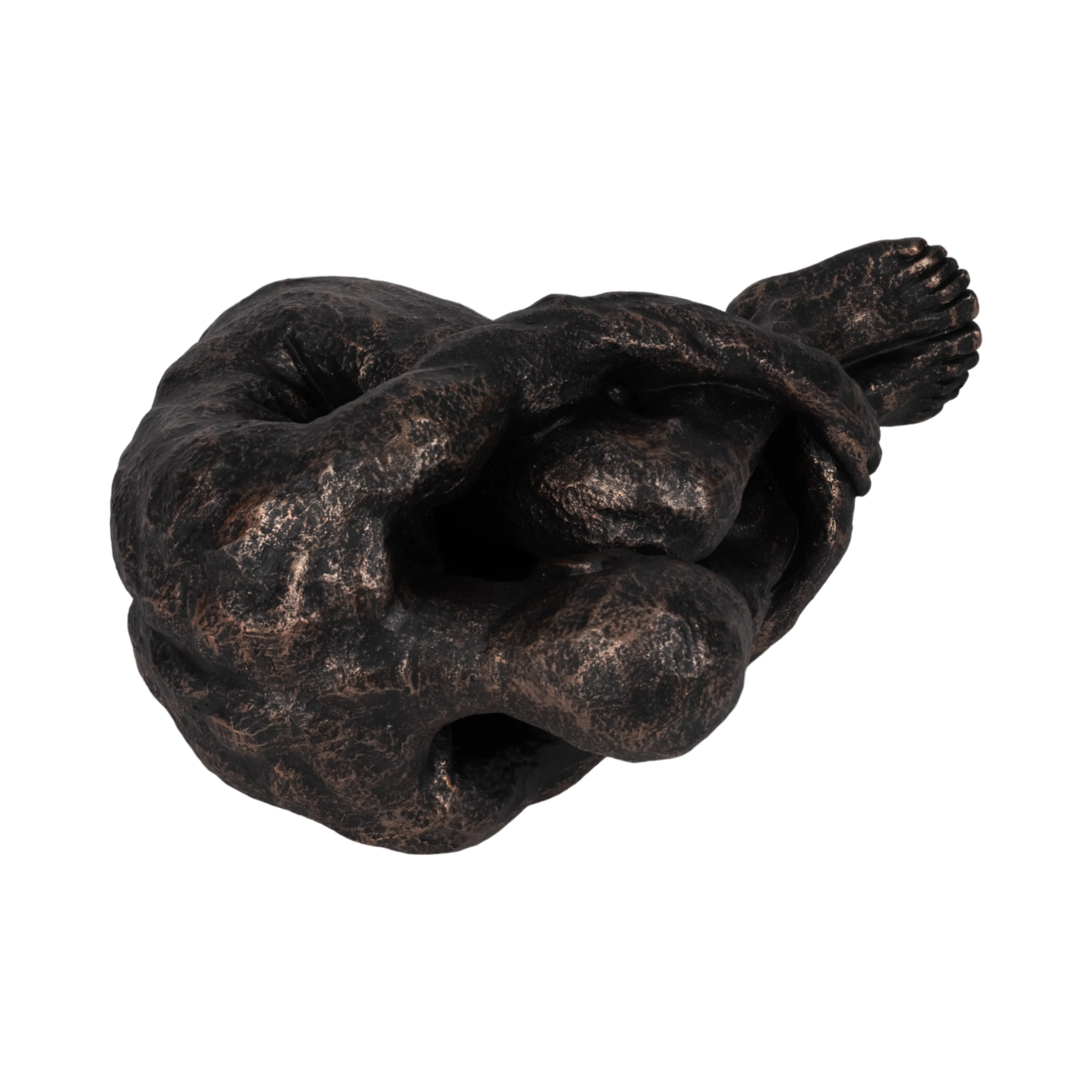 9" Sitting Man, Bronze
