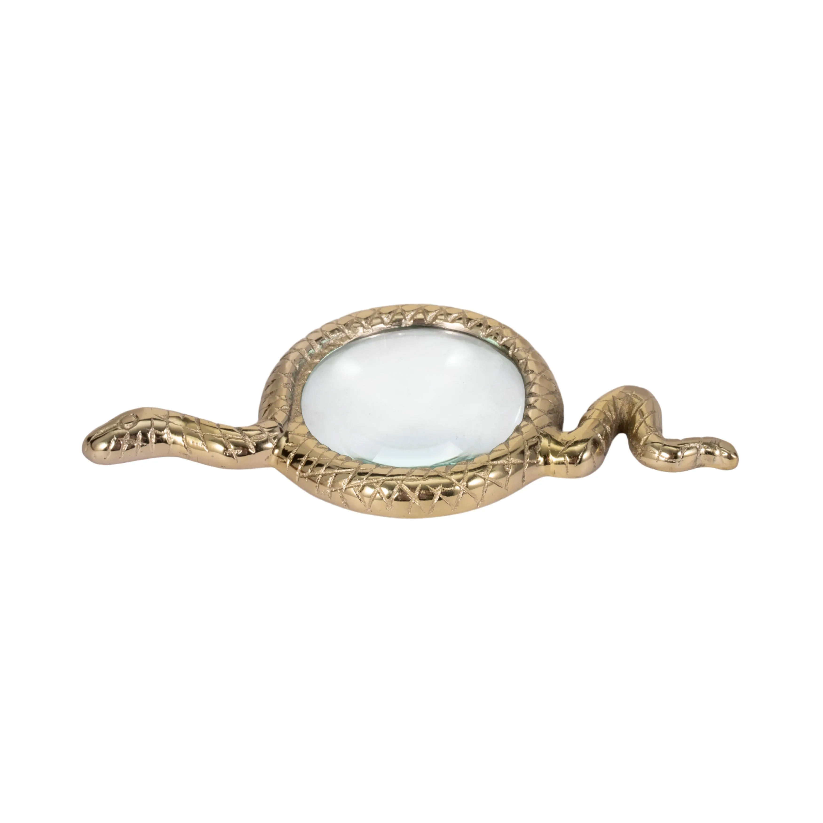 9" Snake Magnifying Glass, Gold