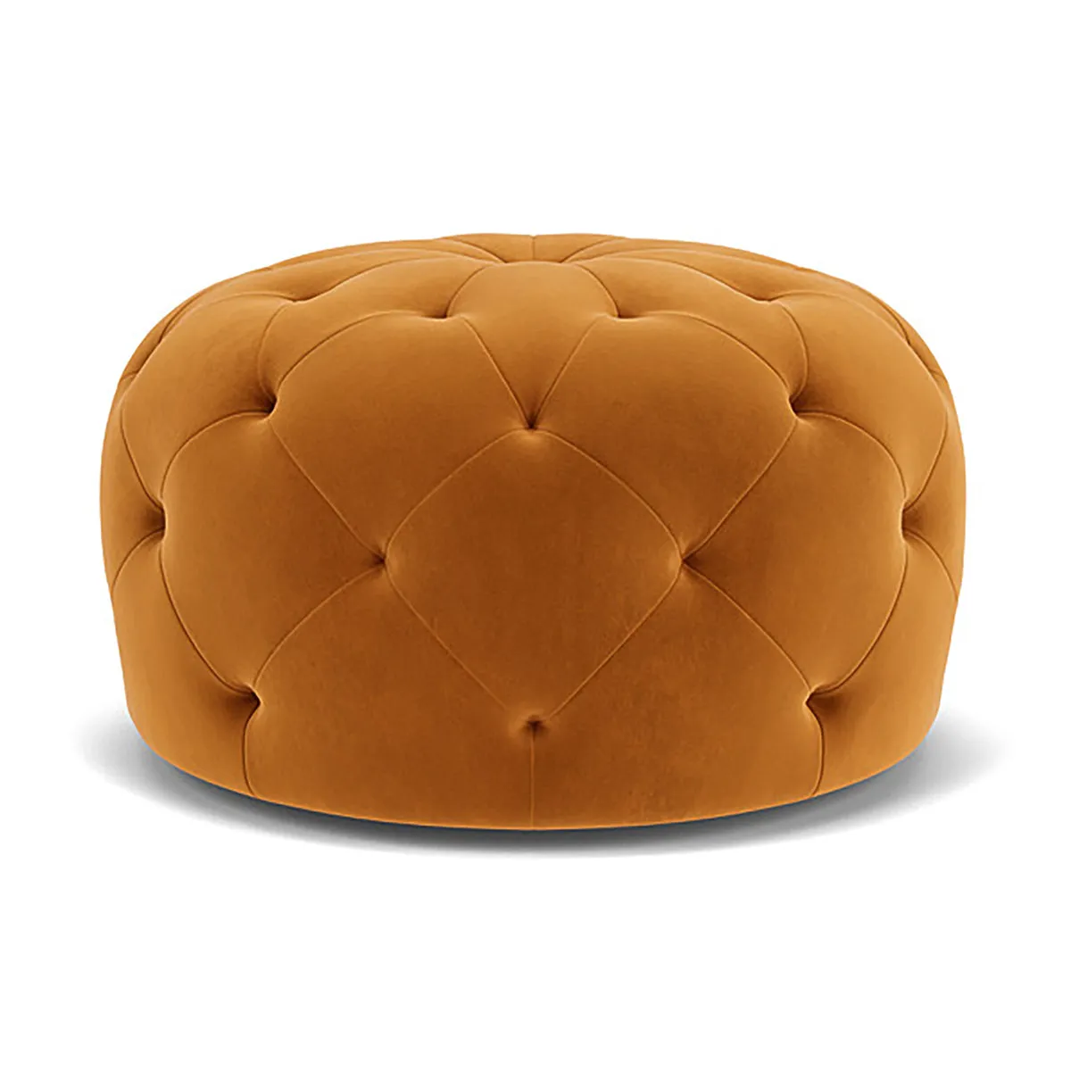 Abby Velvet Ottoman