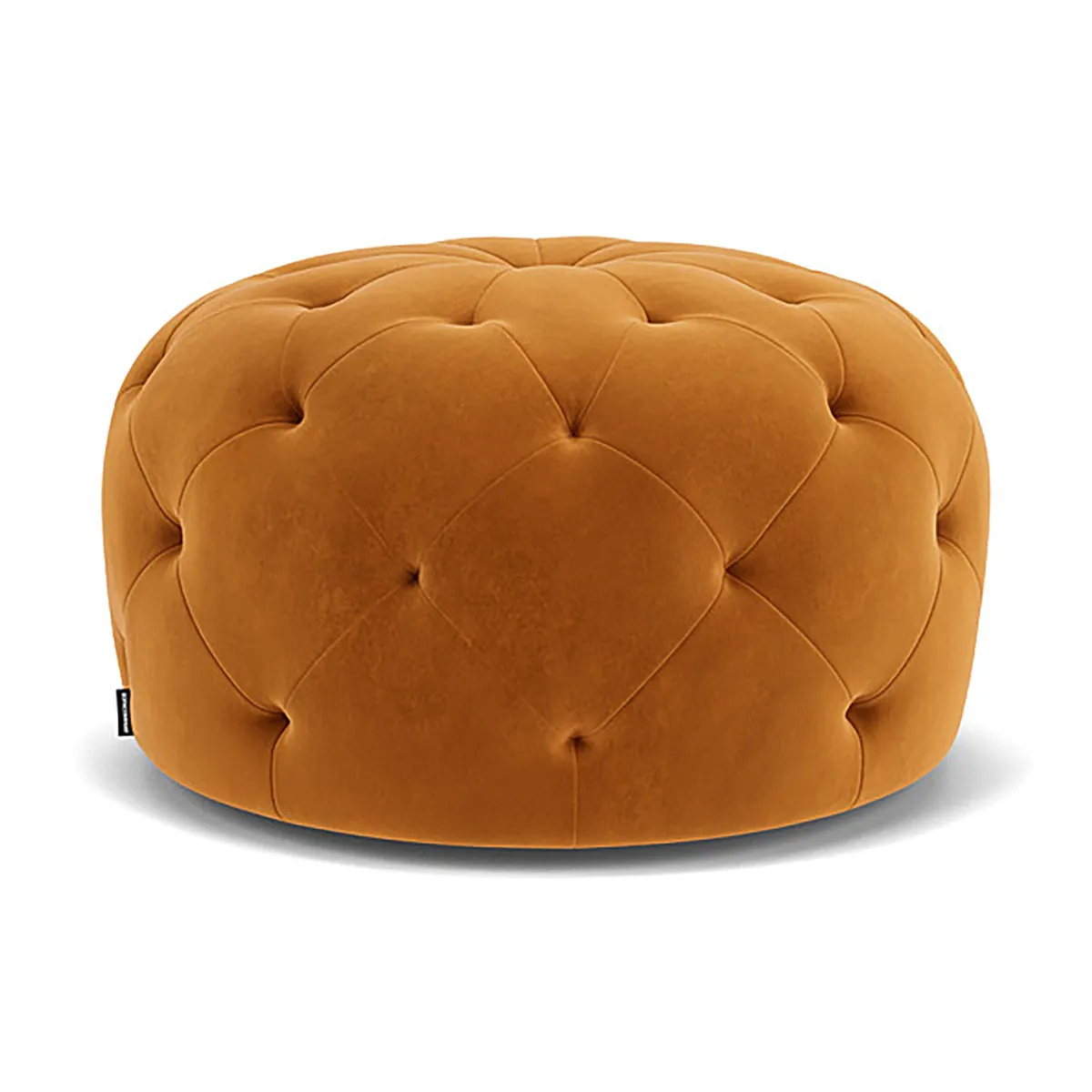 Abby Velvet Ottoman