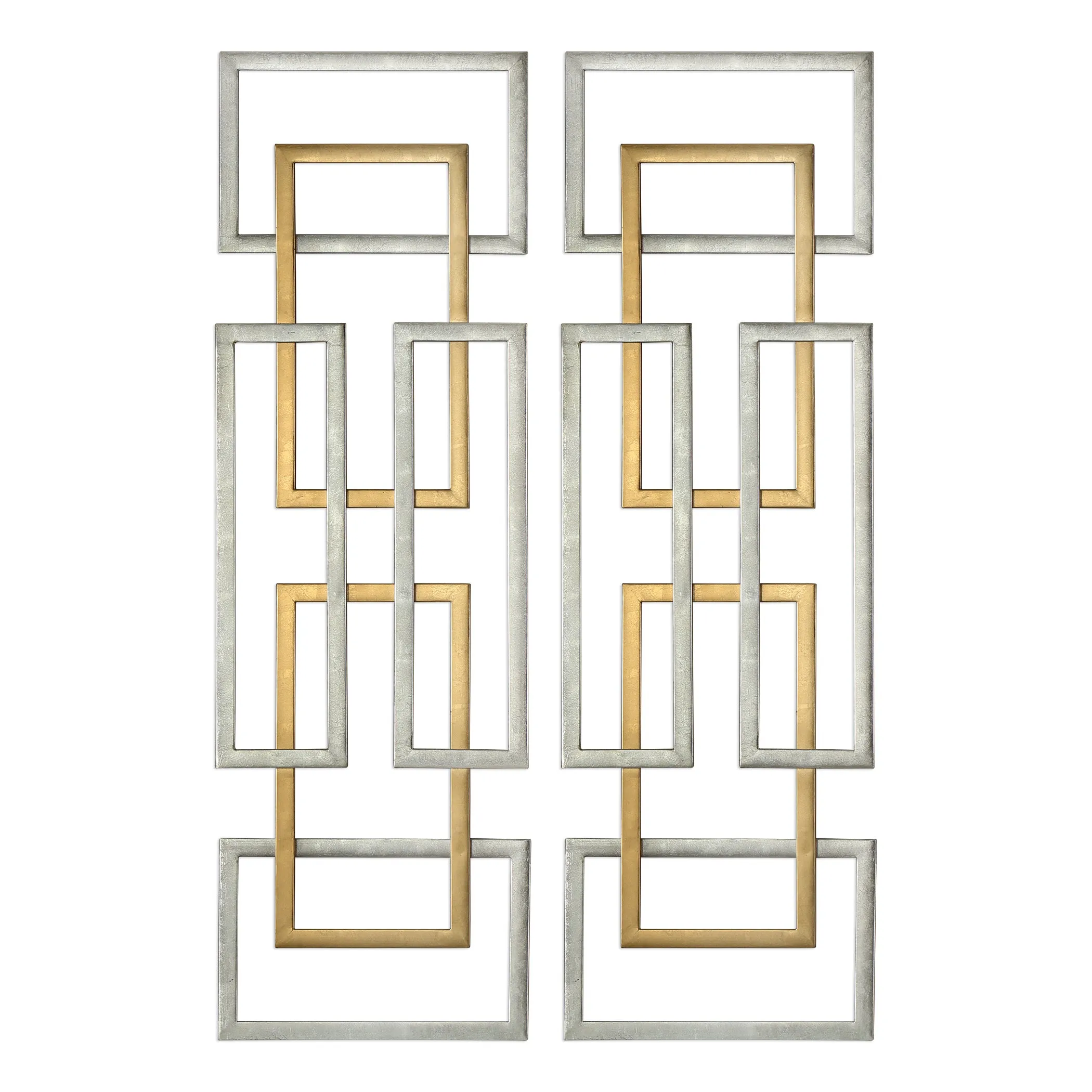 Aerin Metal Wall Panels, S/2