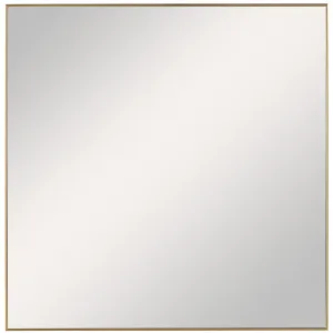 Alexo Gold Square Mirror