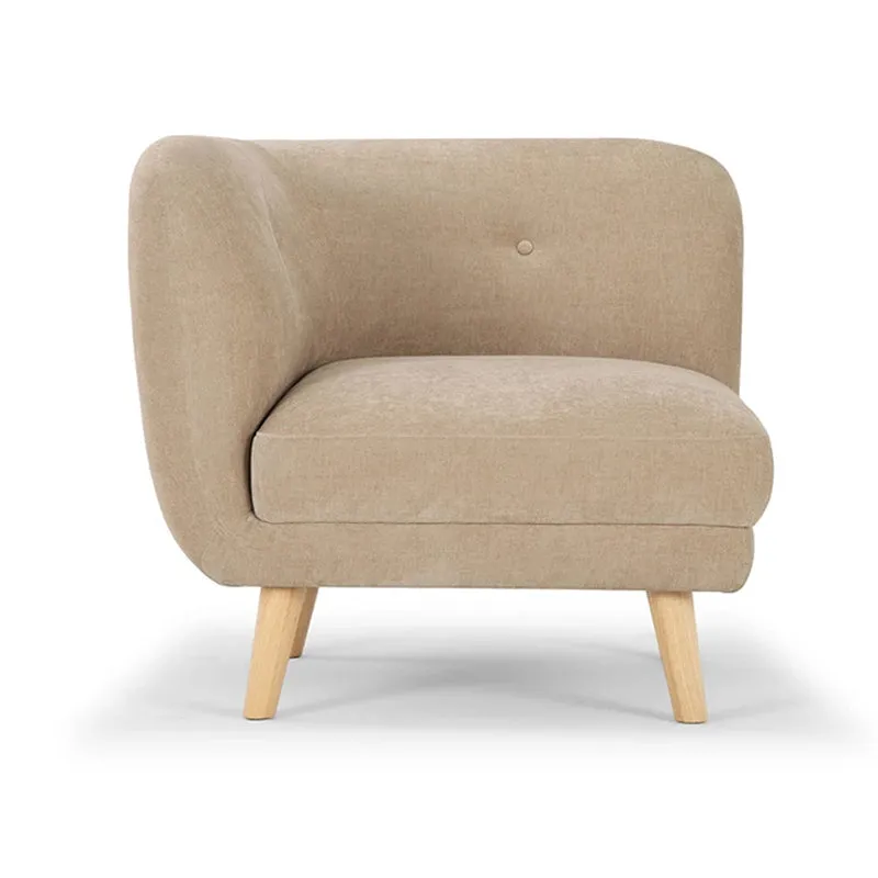 Alfred Fabric Right 1 Seater Modular Sofa