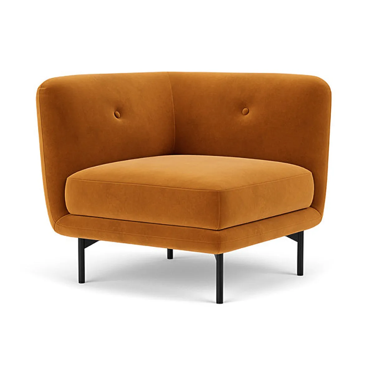 Alfred Fabric Right 1 Seater Modular Sofa