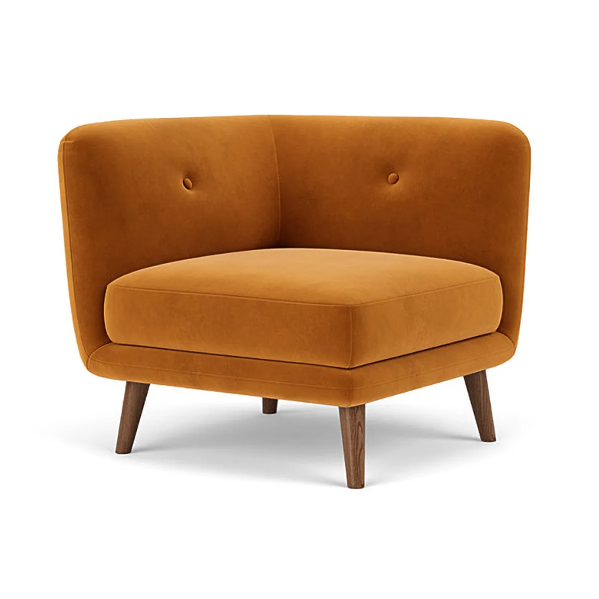 Alfred Fabric Right 1 Seater Modular Sofa