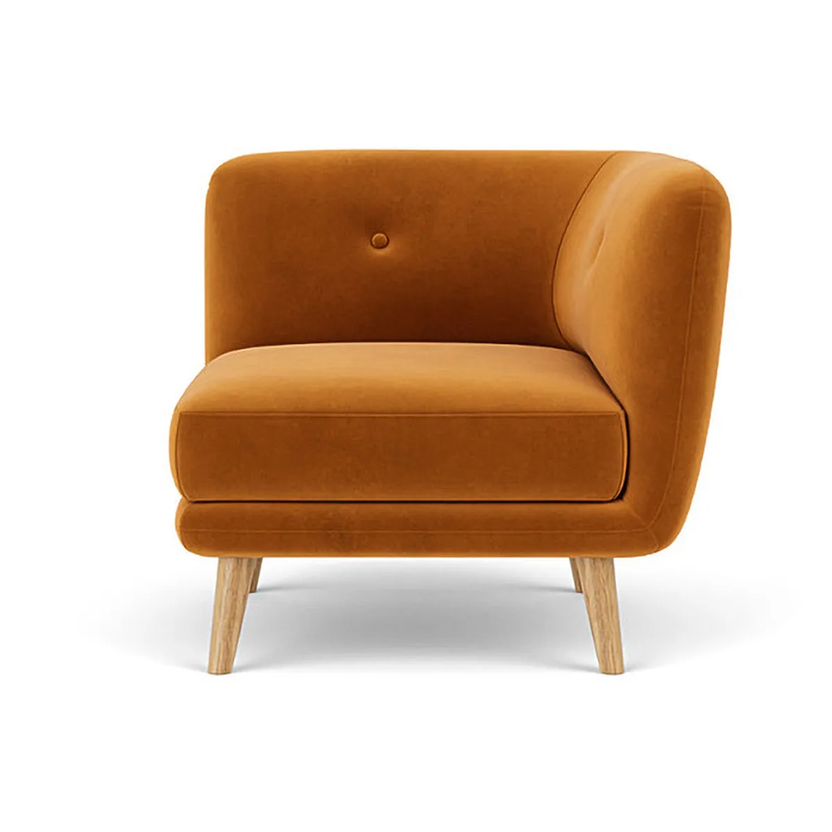 Alfred Fabric Right 1 Seater Modular Sofa