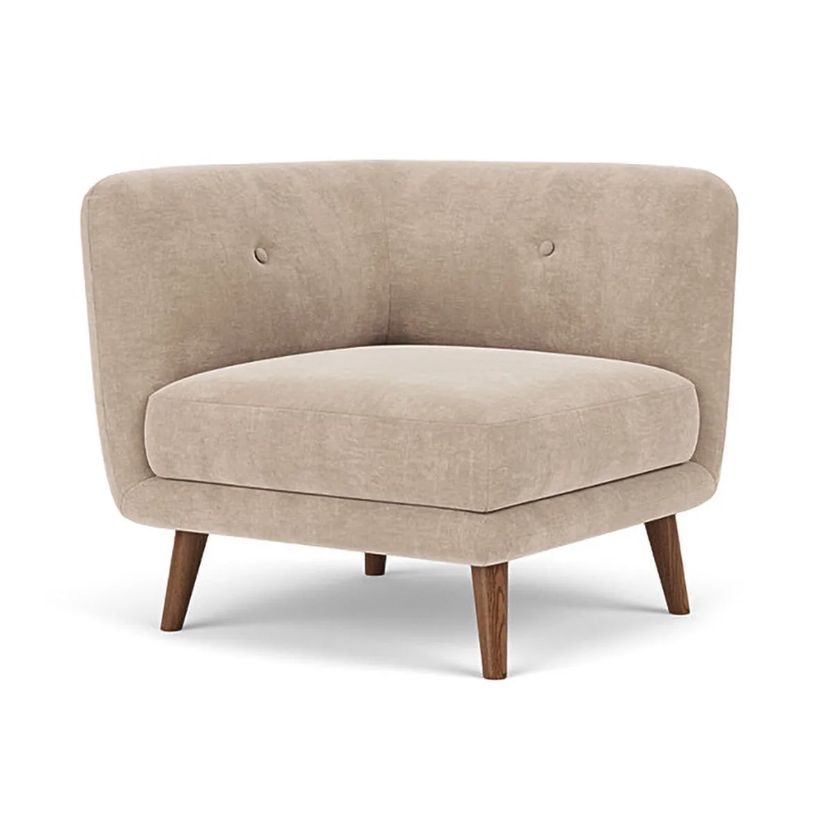 Alfred Fabric Right 1 Seater Modular Sofa