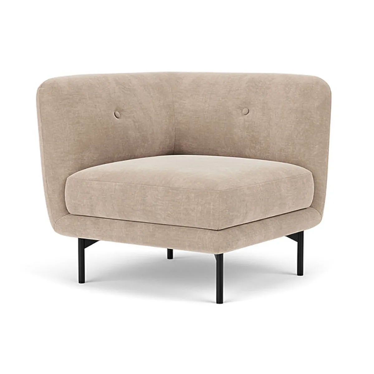 Alfred Fabric Right 1 Seater Modular Sofa