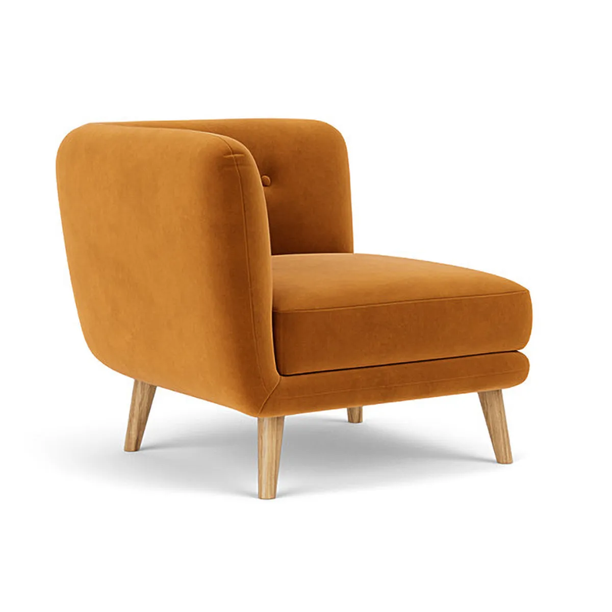 Alfred Fabric Right 1 Seater Modular Sofa
