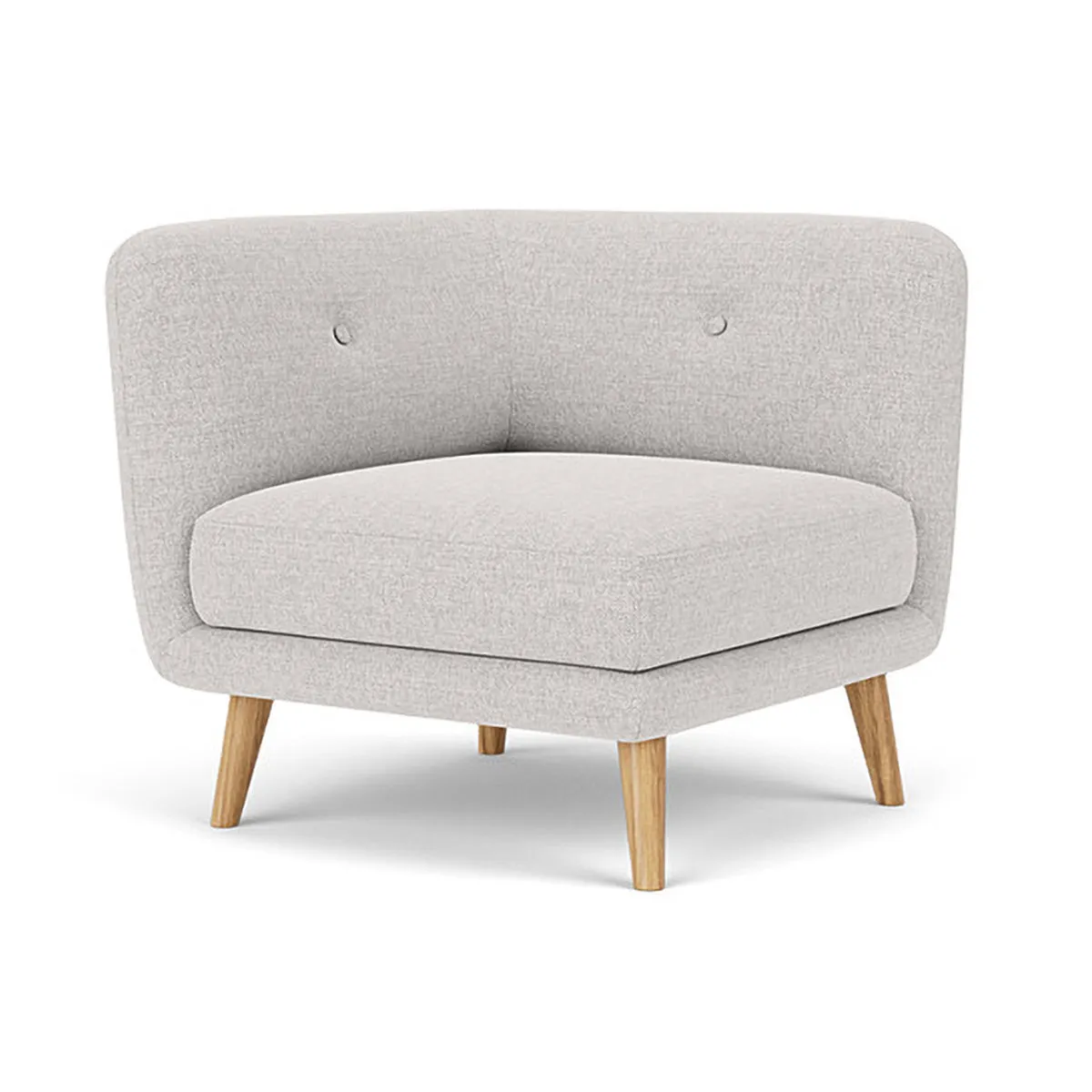 Alfred Fabric Right 1 Seater Modular Sofa