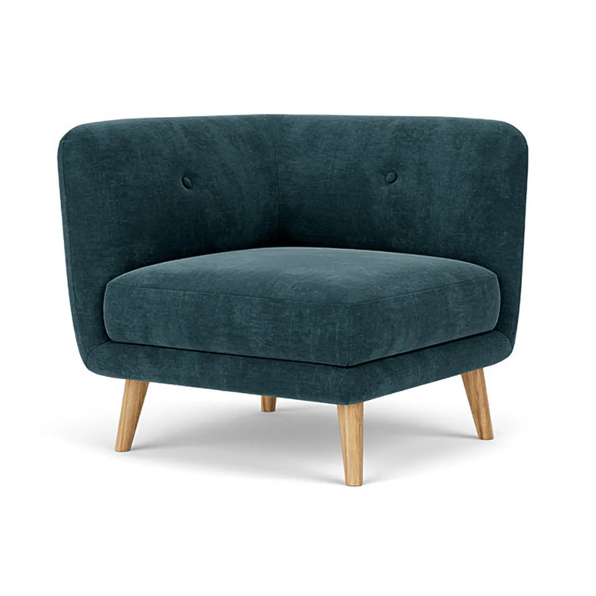 Alfred Fabric Right 1 Seater Modular Sofa