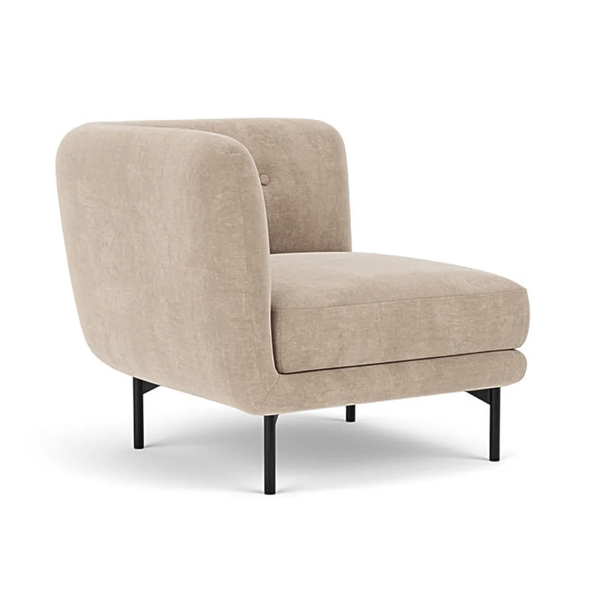 Alfred Fabric Right 1 Seater Modular Sofa