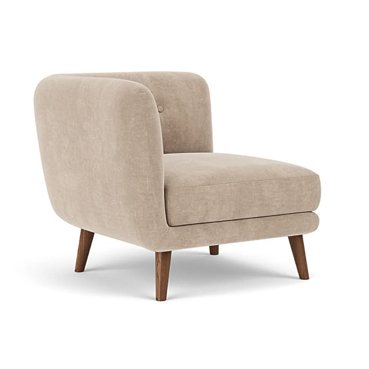 Alfred Fabric Right 1 Seater Modular Sofa