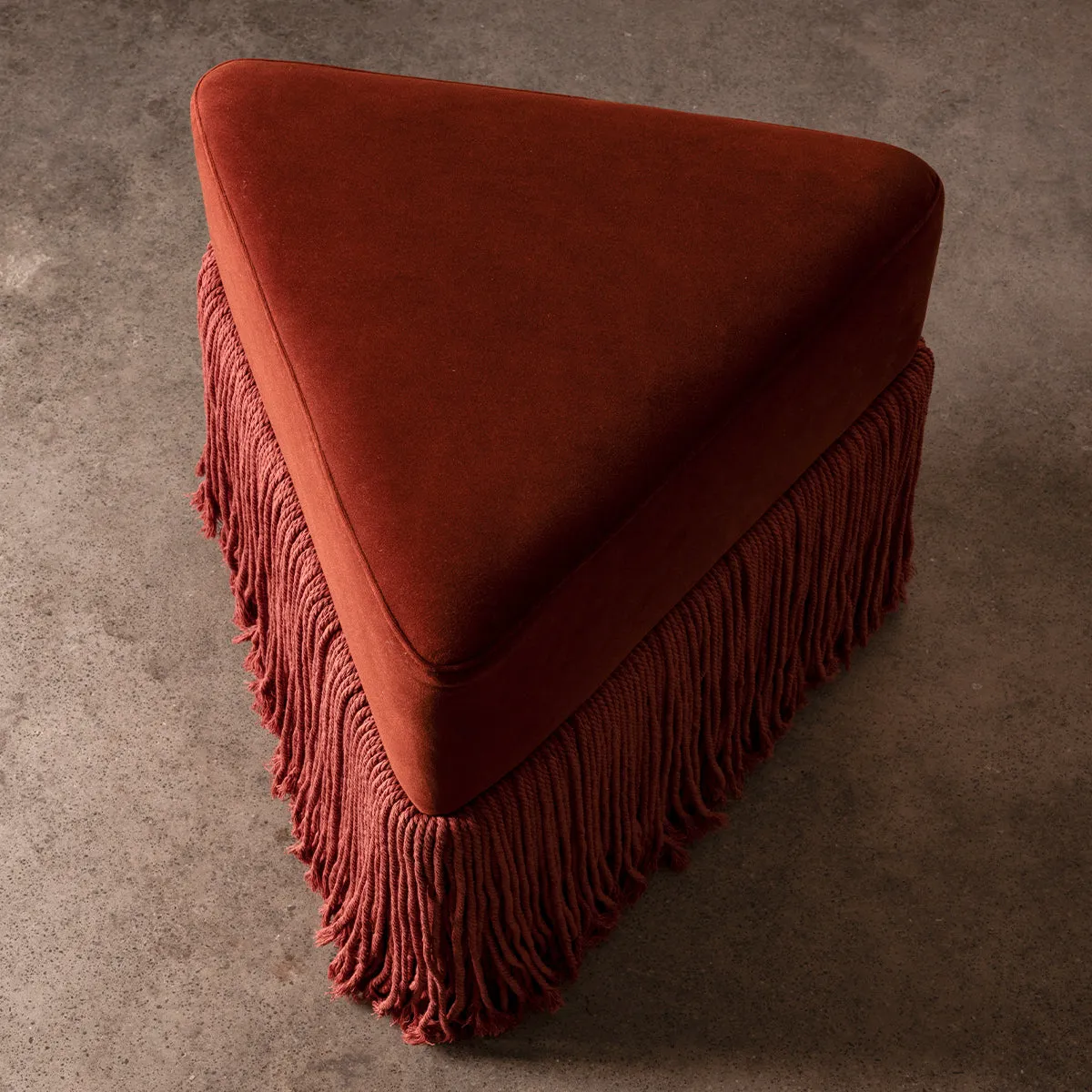 Allard Velvet Ottoman