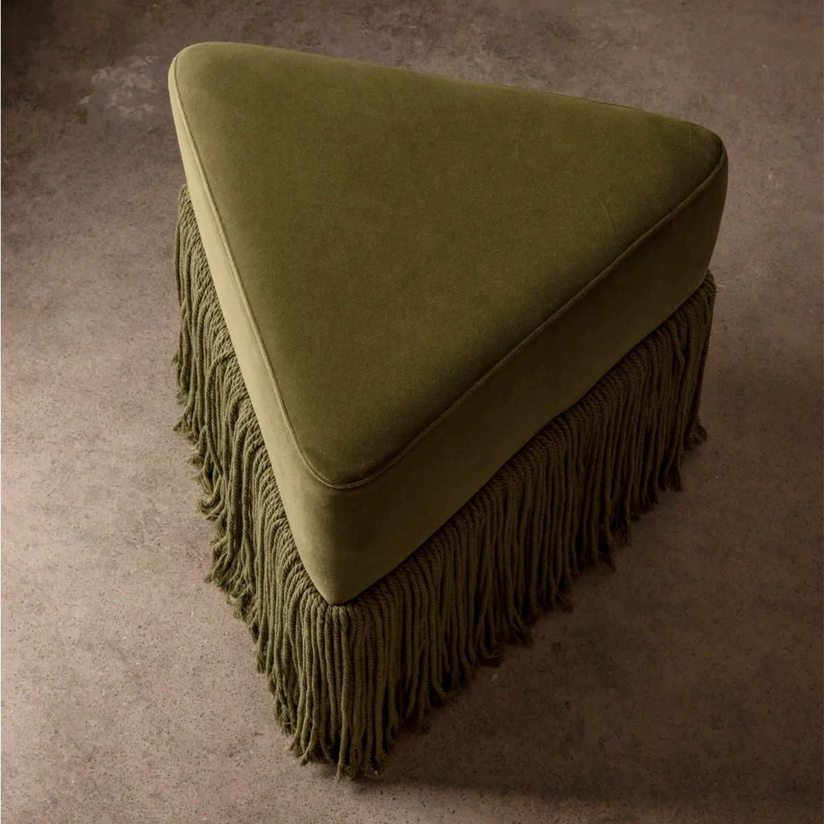 Allard Velvet Ottoman