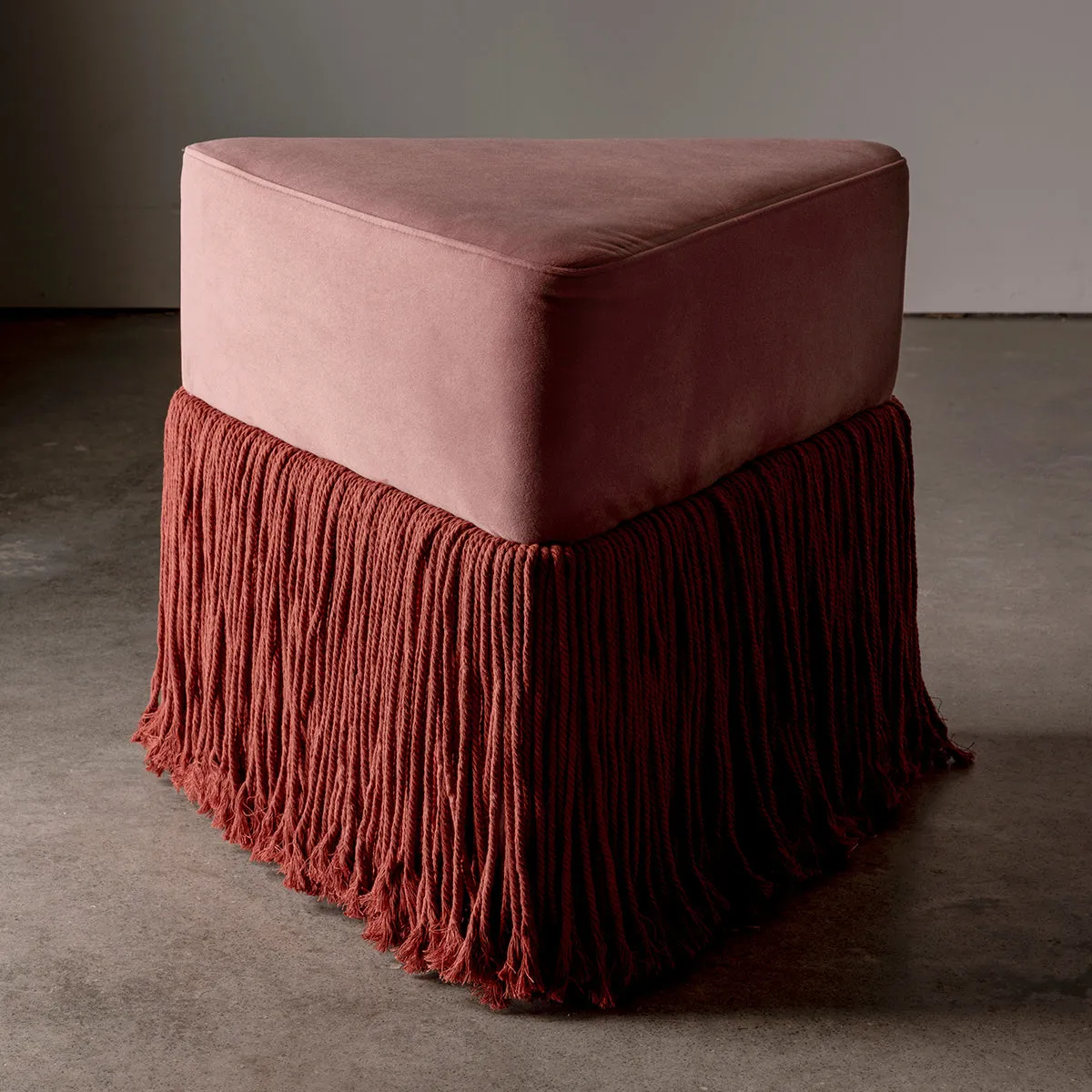 Allard Velvet Ottoman