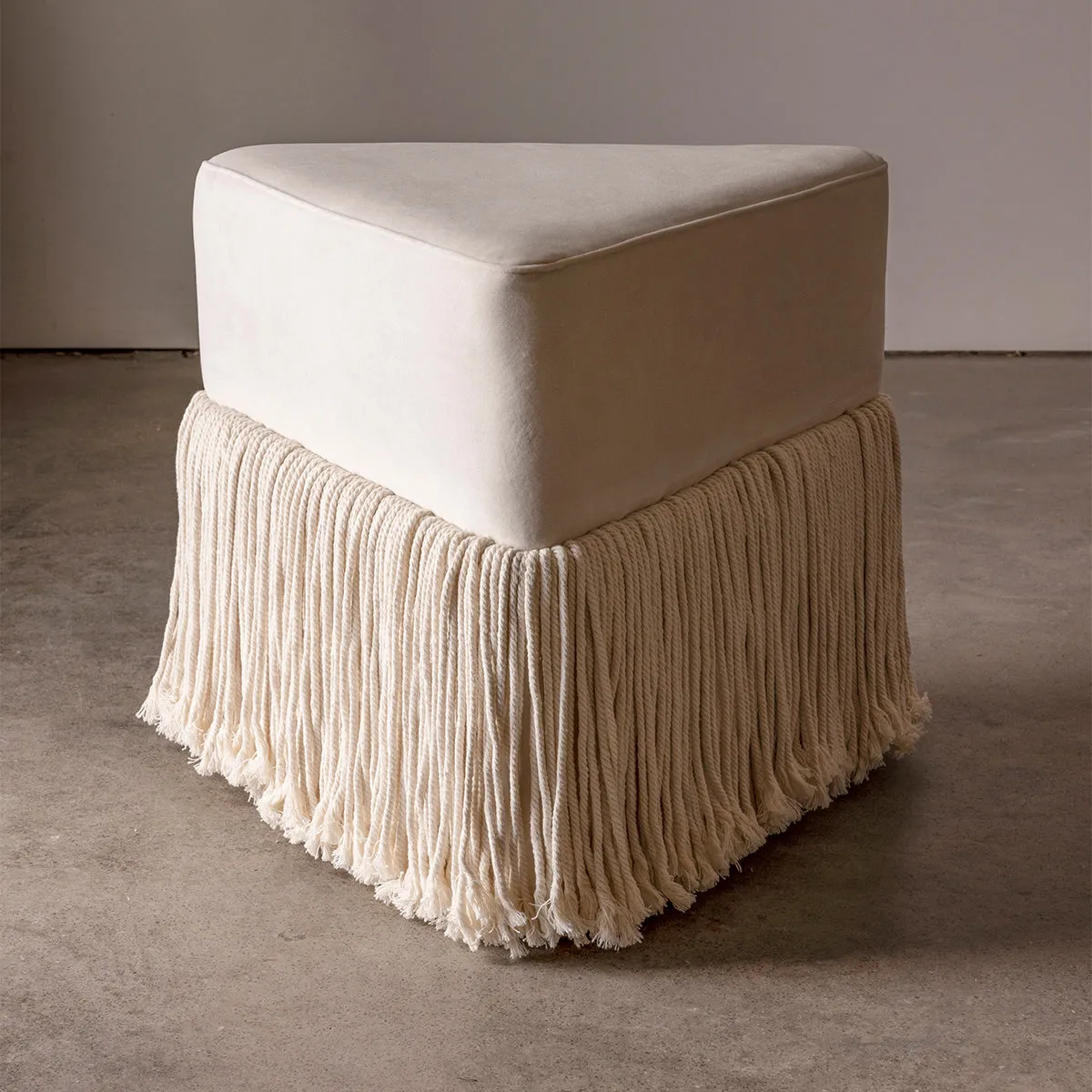 Allard Velvet Ottoman