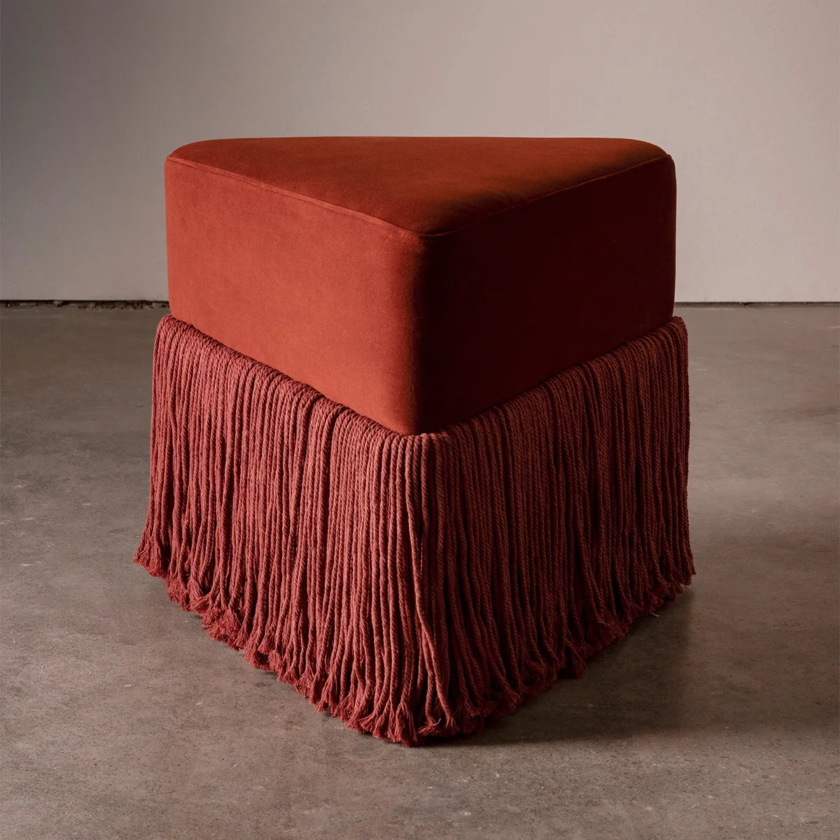 Allard Velvet Ottoman