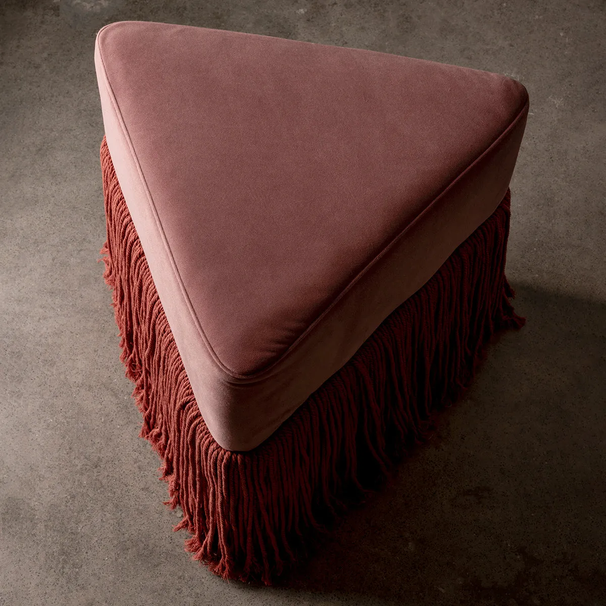 Allard Velvet Ottoman