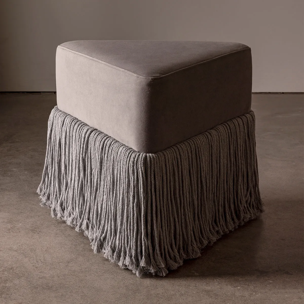 Allard Velvet Ottoman