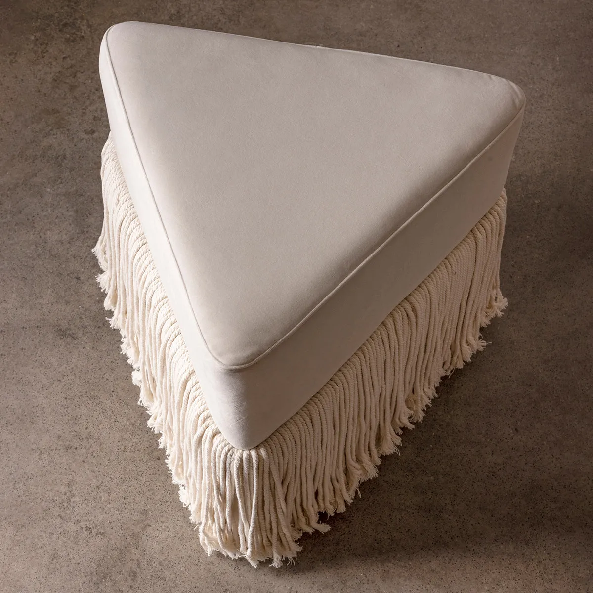 Allard Velvet Ottoman
