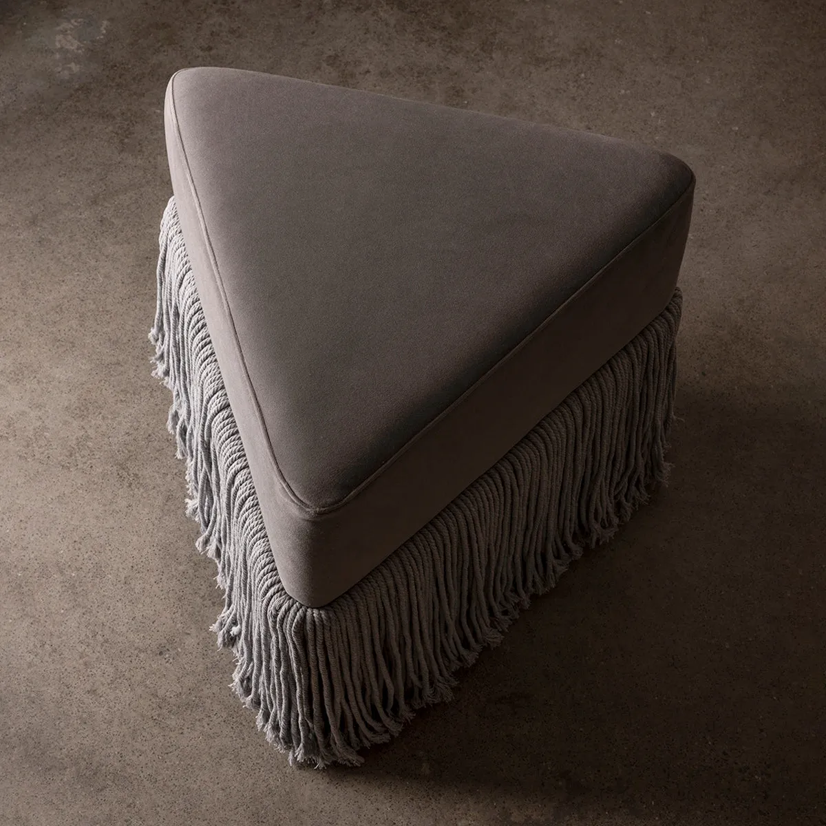 Allard Velvet Ottoman