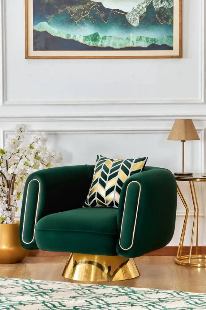 Armchair from Maiden Home, Green - 75x75x75 cm M110453309