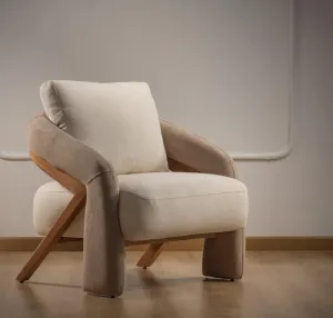 Armchair from Maiden Home - Off White - 75x75x75 cm M110453352