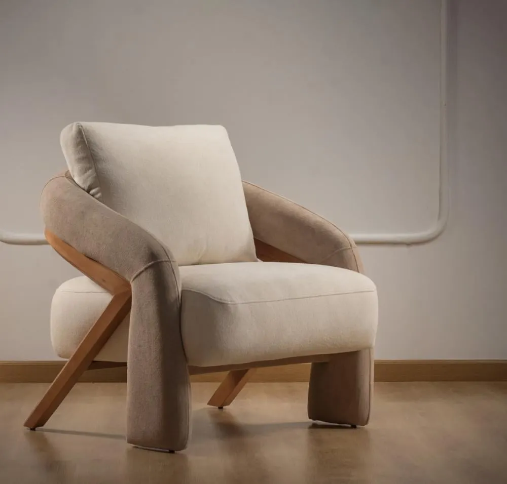 Armchair from Maiden Home - Off White - 75x75x75 cm M110453352