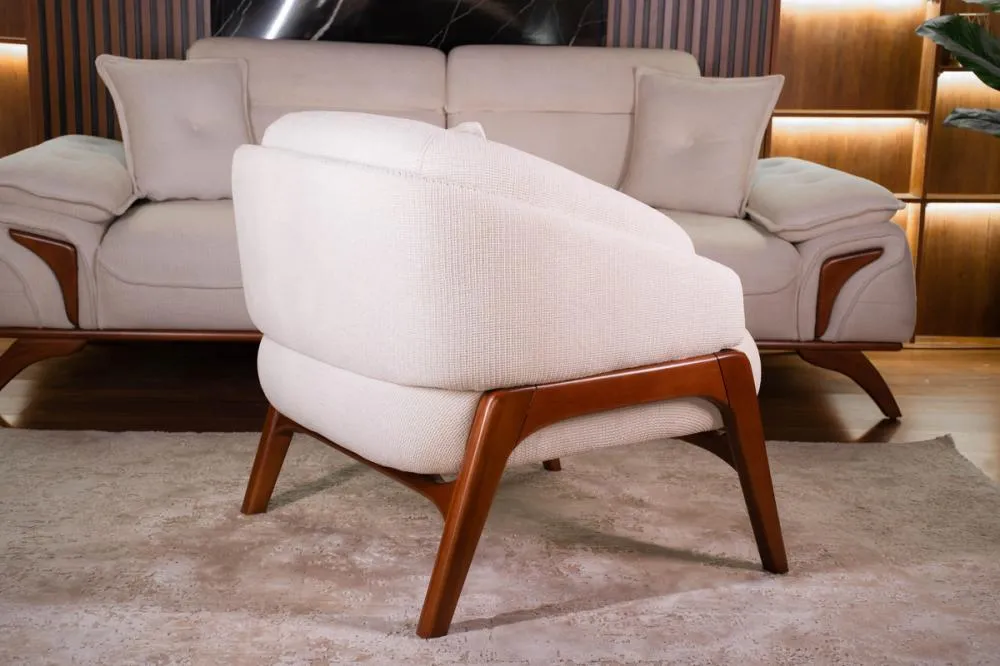 Armchair from Maiden Home, White - 75x75x75 cm M110453442