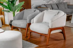 Armchair from Maiden Home, White - 75x75x75 cm M110453442