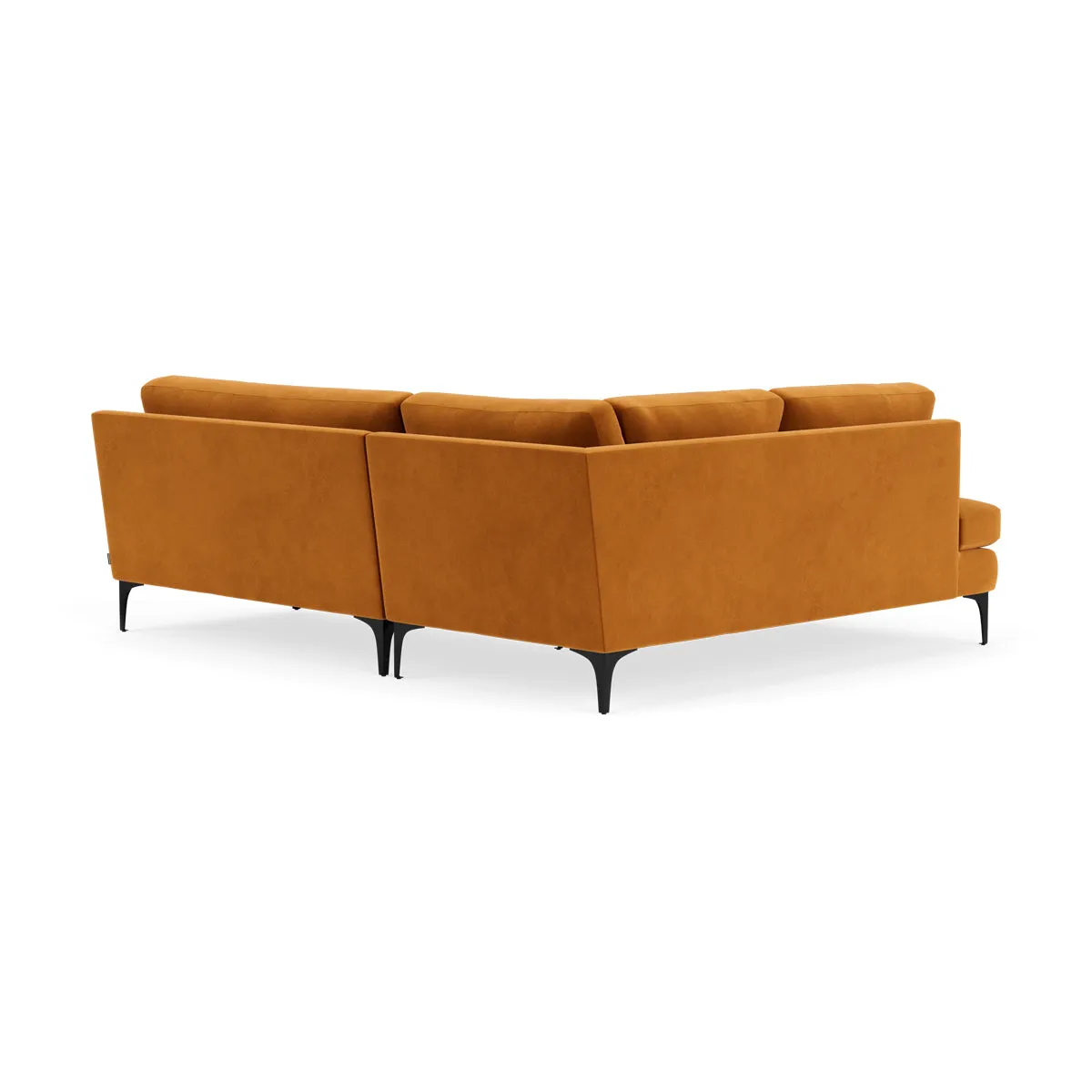Astha Velvet Left Corner Sofa