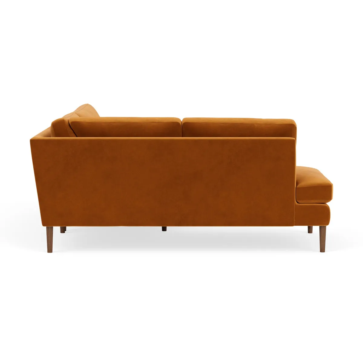 Astha Velvet Left Corner Sofa